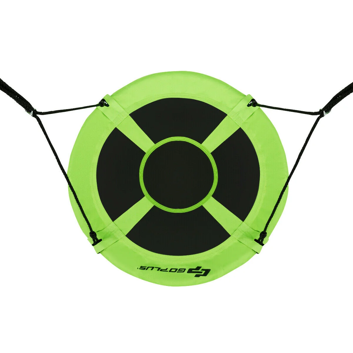 40 Inch Flying Saucer Tree Swing, Indoor Outdoor Play Set, Green - Image 5