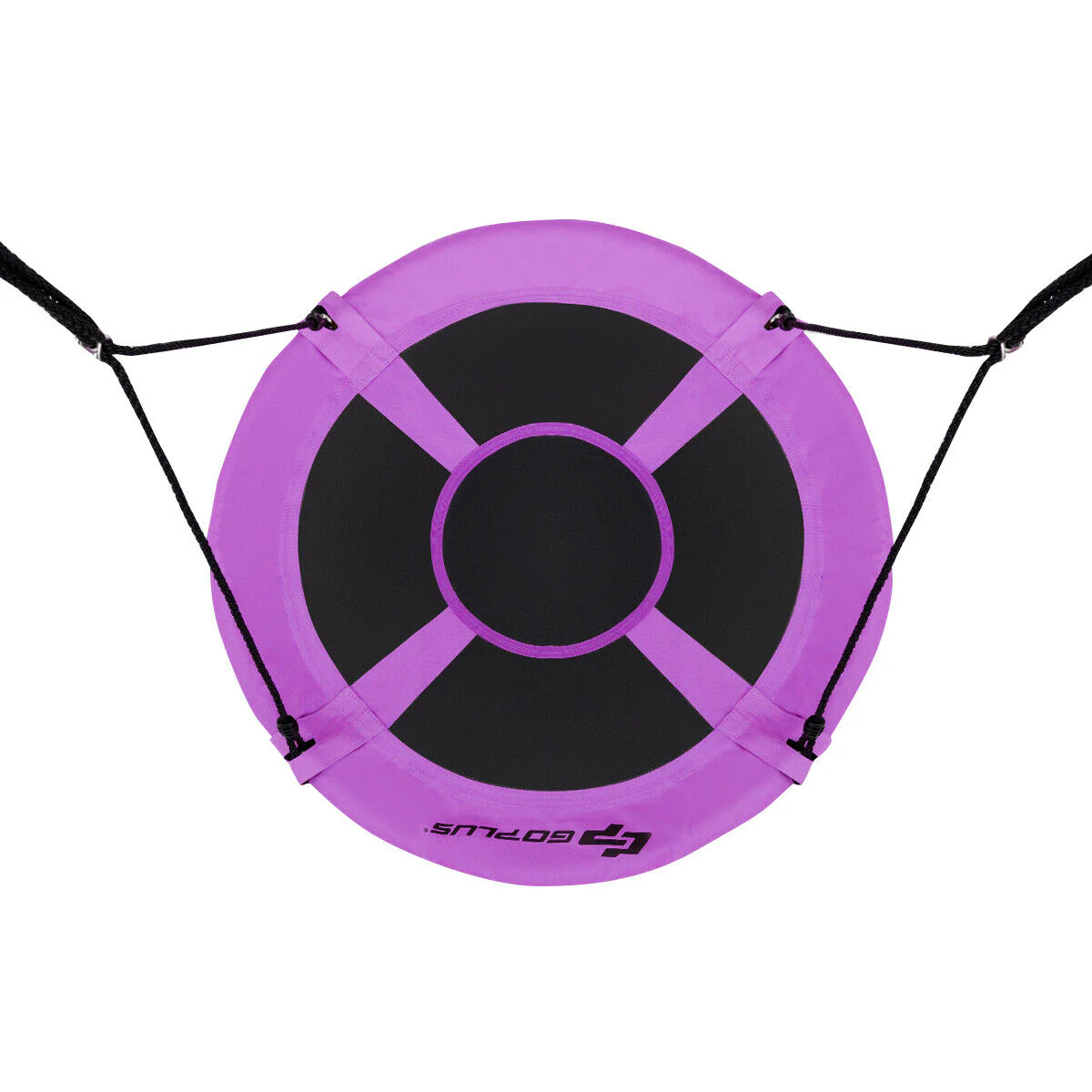 40 Inch Flying Saucer Tree Swing, Indoor Outdoor Play Set, Purple - Image 5