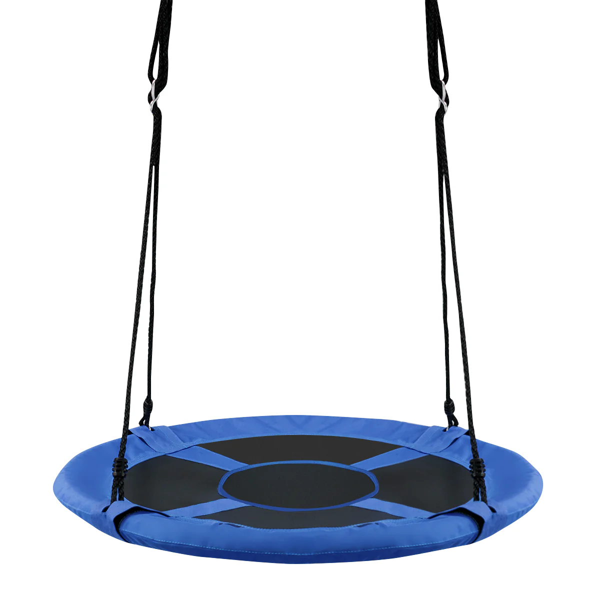 40 Inch Kids Hanging Chair, Detachable Swing Tent Set, Blue - Image 10