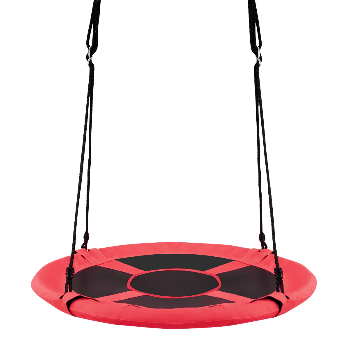 40 Inch Kids Hanging Chair Swing Tent Set, Orange - Image 10