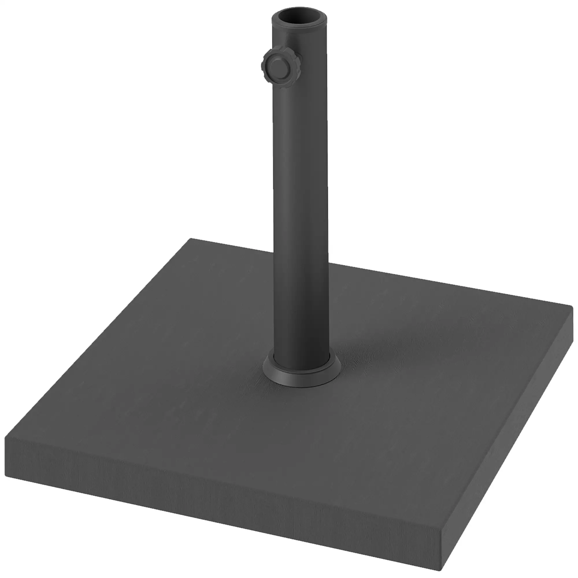 40 Lbs Concrete Umbrella Base, 1.5"/1.9", Black