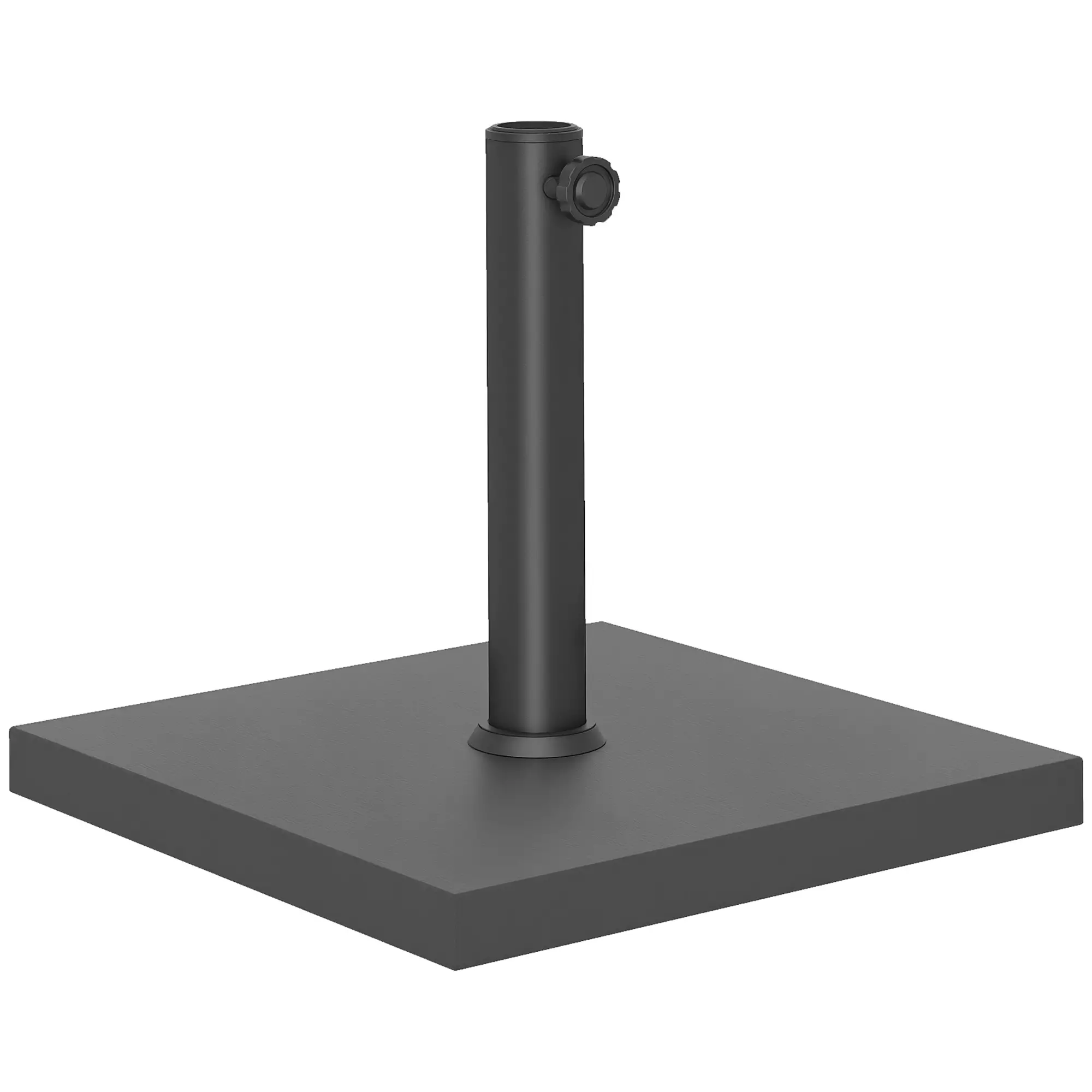 40 Lbs Concrete Umbrella Base, 1.5"/1.9", Black - Image 11