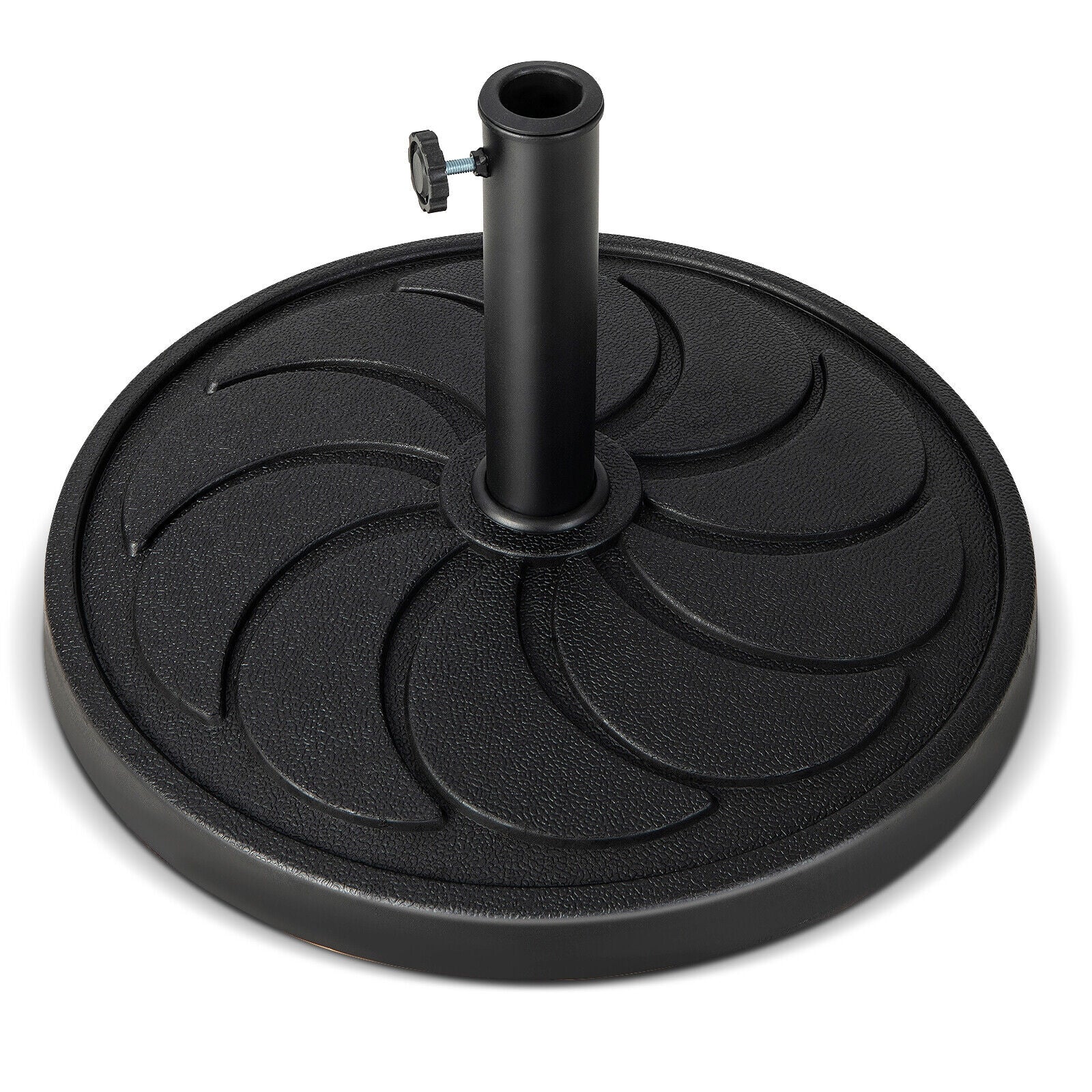 40LBS 21.5Inch Round Outdoor Umbrella Base, Black - Image 5