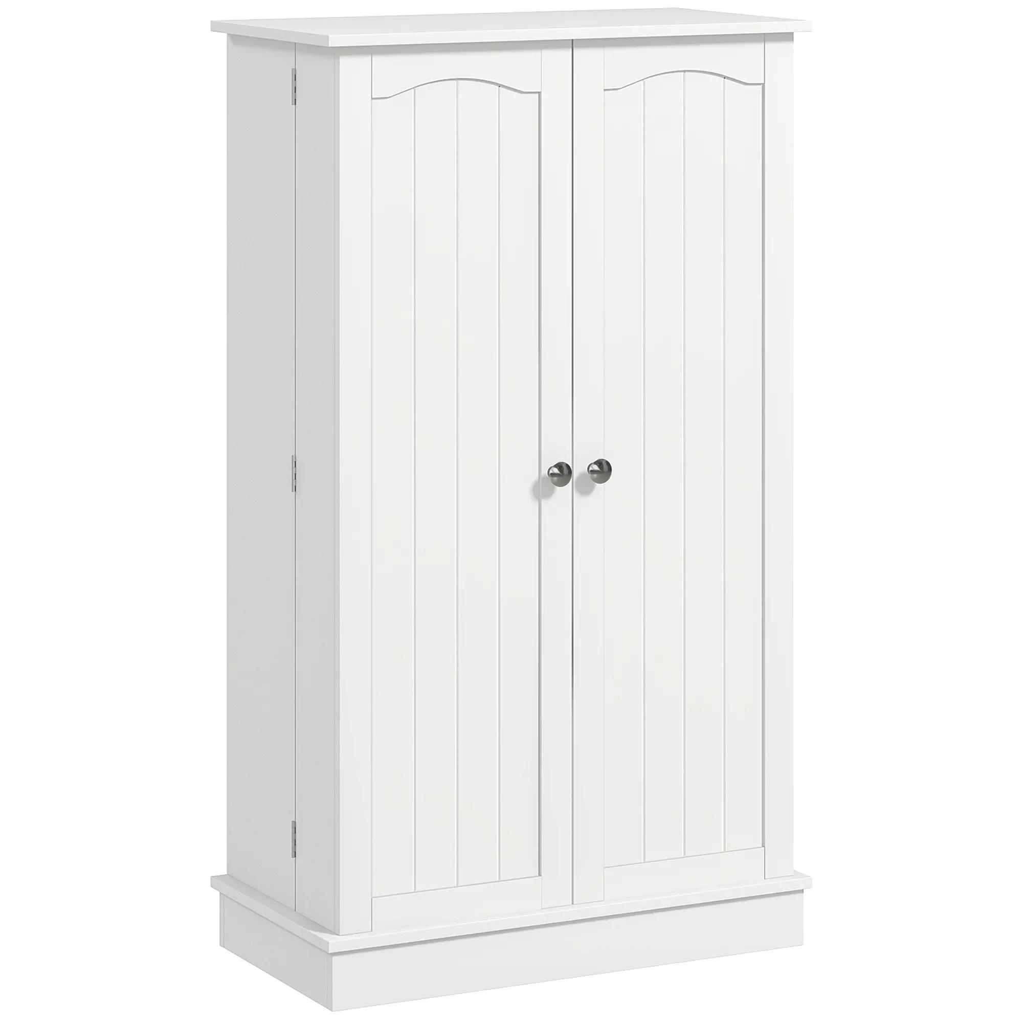 41" Storage Cabinet, 2-Door Kitchen Pantry, 5-Tier Shelving, 12 Spice Racks