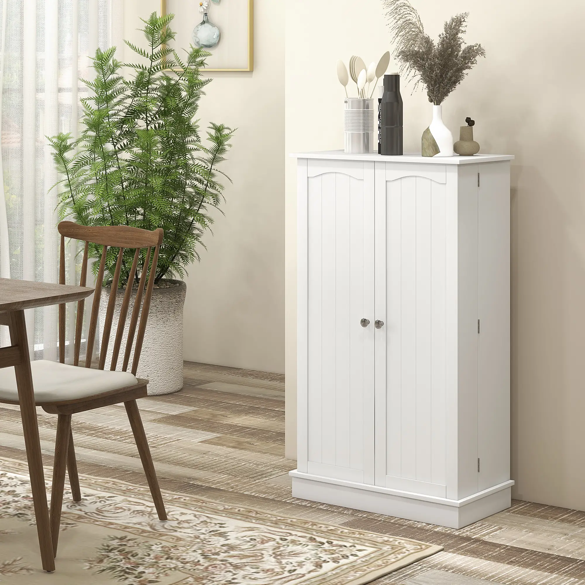 41" Storage Cabinet, 2-Door Kitchen Pantry, 5-Tier Shelving, 12 Spice Racks - Image 10