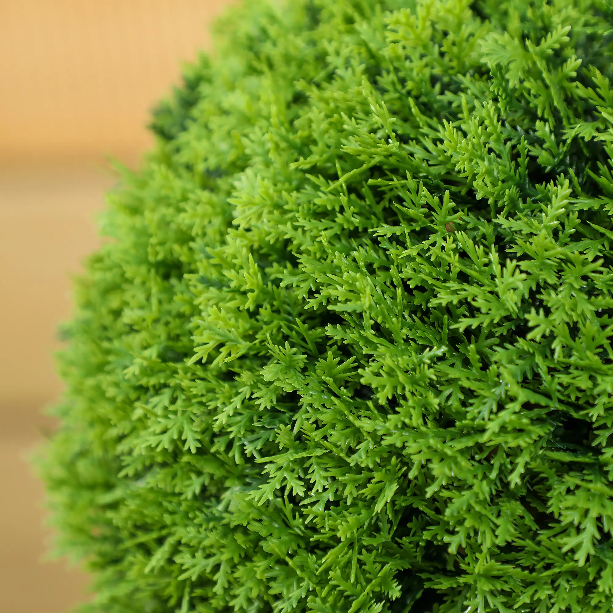43.3" Artificial Ball Cypress Topiary Tree, Indoor Outdoor Plant In Pot, Green - Image 9