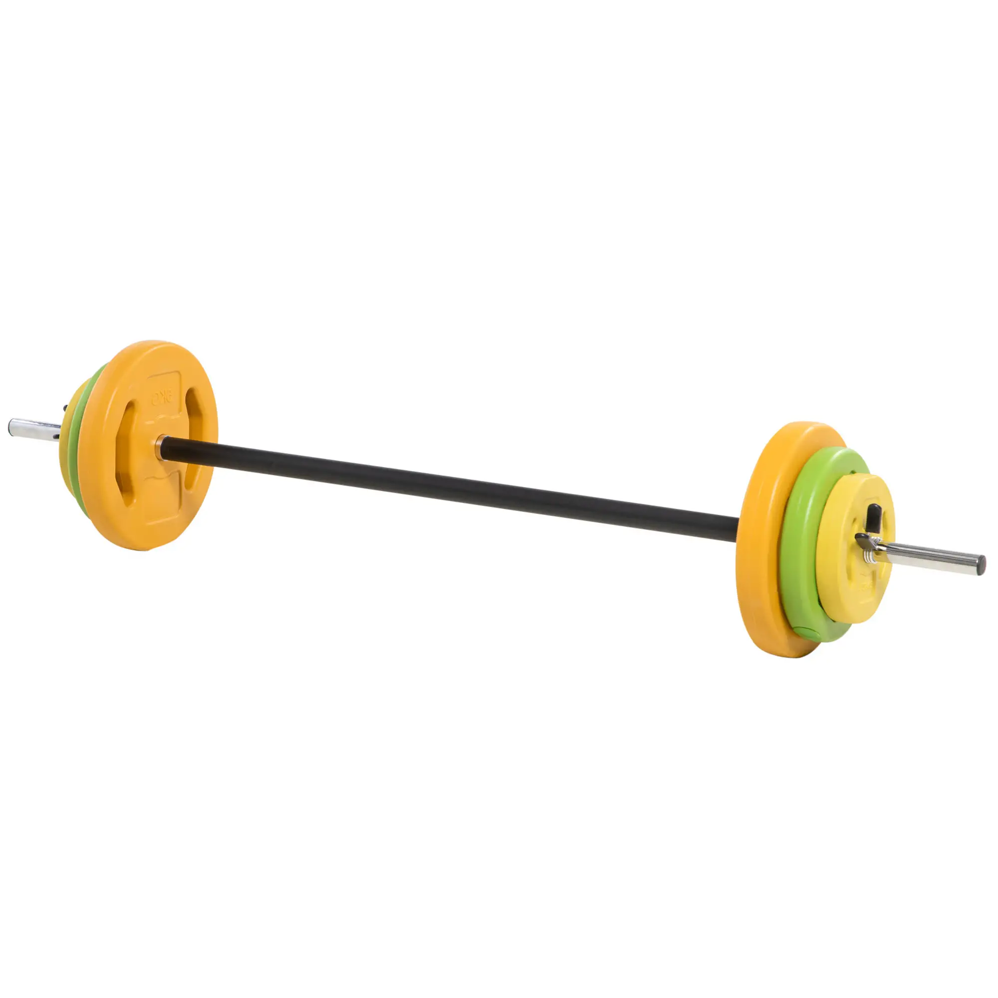 44lbs Adjustable Barbell Weight Set, Non-Slip Handle, Home Gym