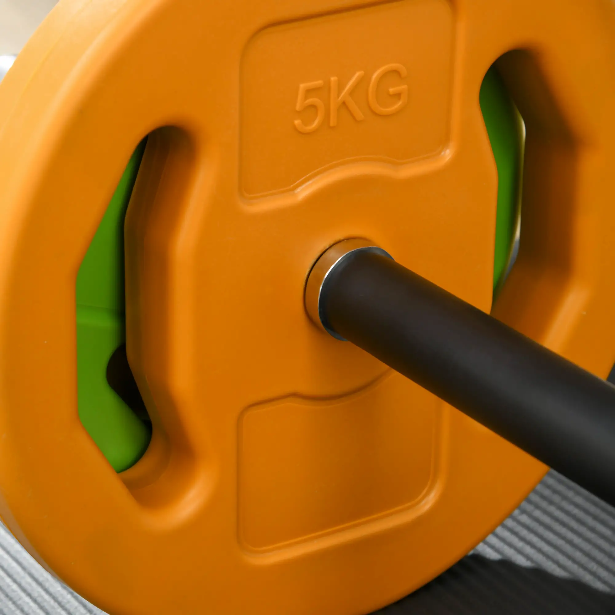 44lbs Adjustable Barbell Weight Set, Non-Slip Handle, Home Gym - Image 9