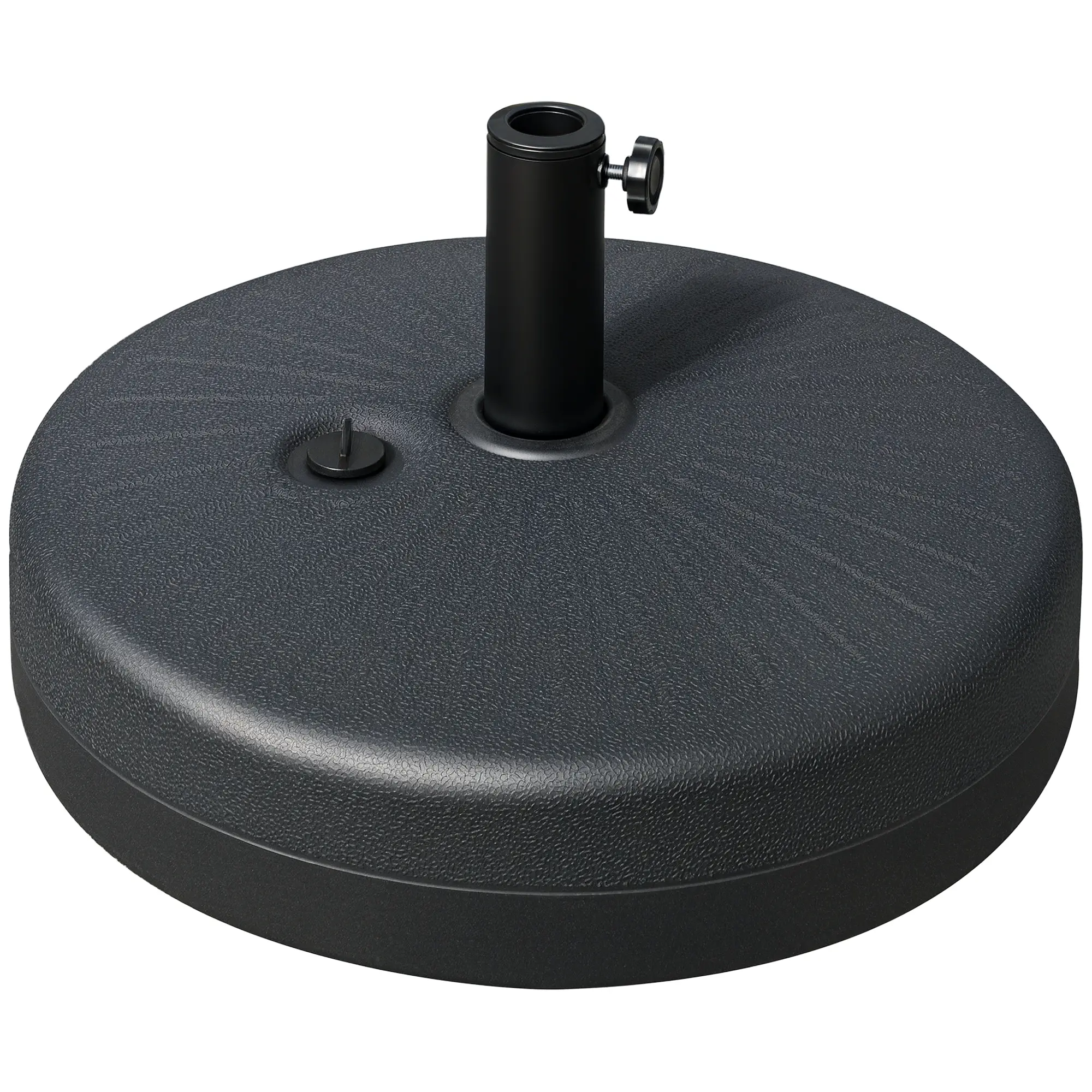 48 lb Heavy Duty Patio Umbrella Base, Water Filled Stand, Black - Image 11