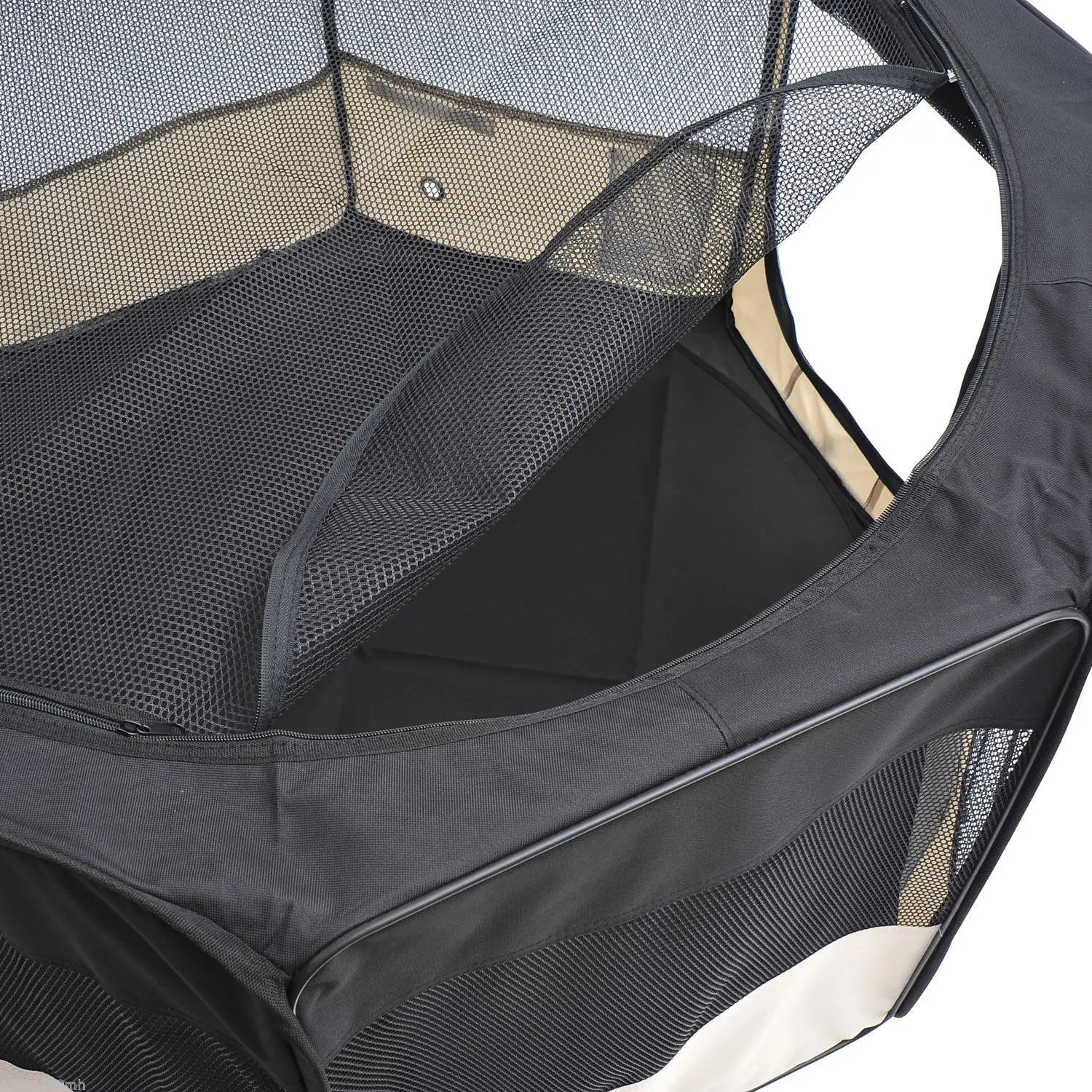 49.2-Inch Soft Folding Dog Playpen, Outdoor Pet Pen with Bag - Image 10