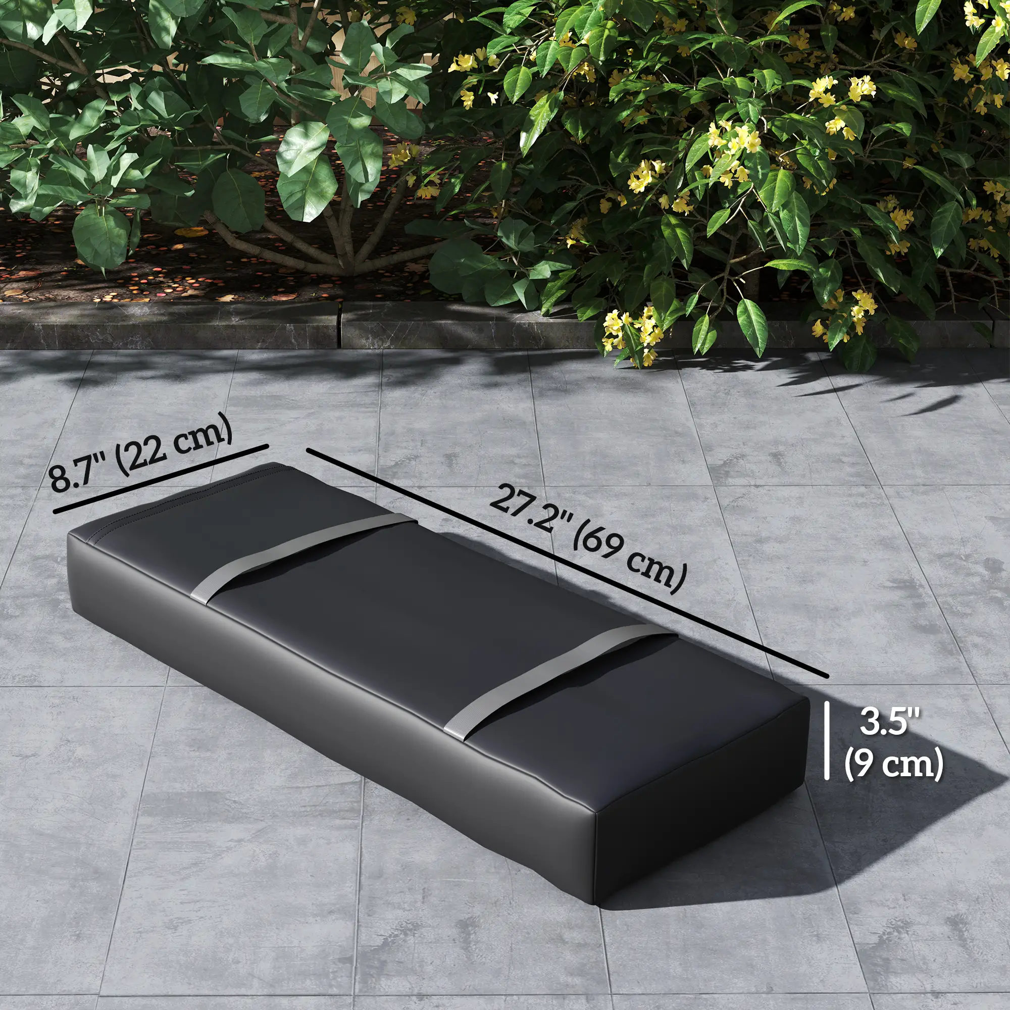 4PCS Patio Umbrella Base Weight Bag, 33 lbs, Black - Image 3