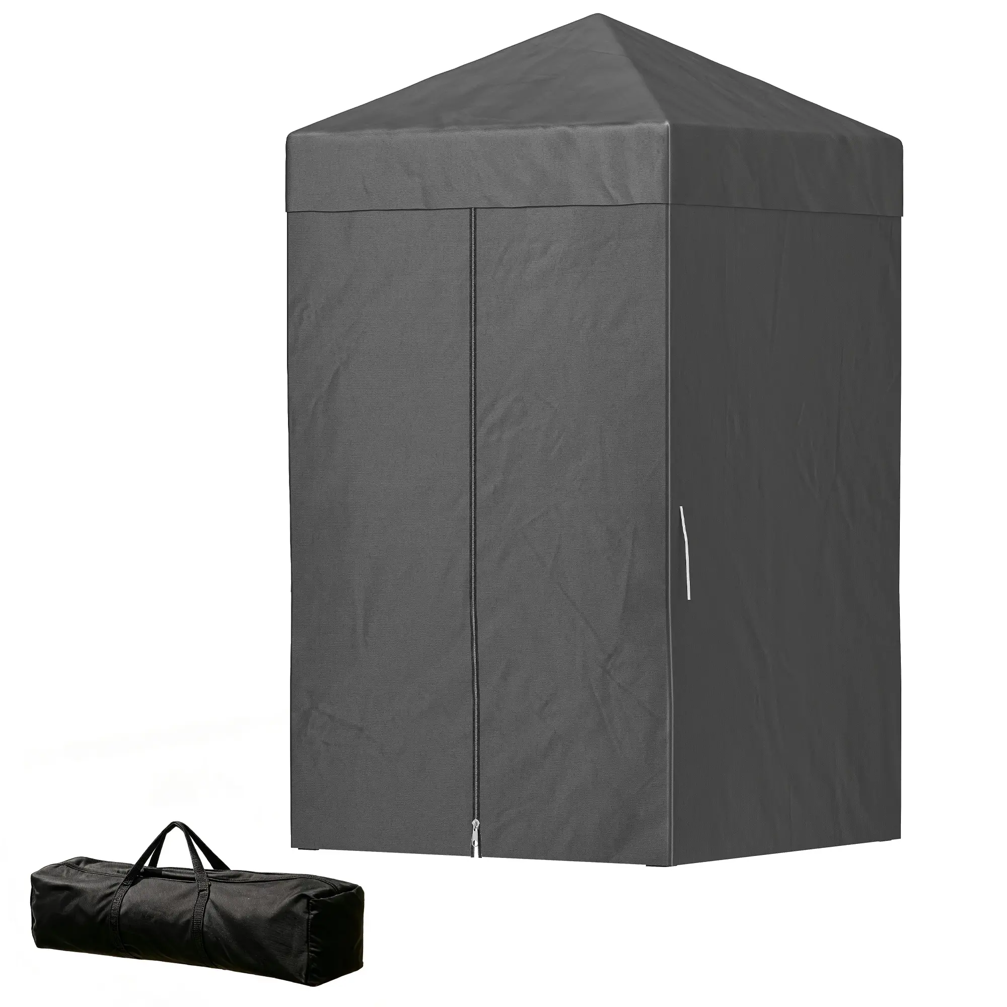 4x4 ft Pop Up Canopy Tent, UPF 50+ Changing Room, Dark Grey