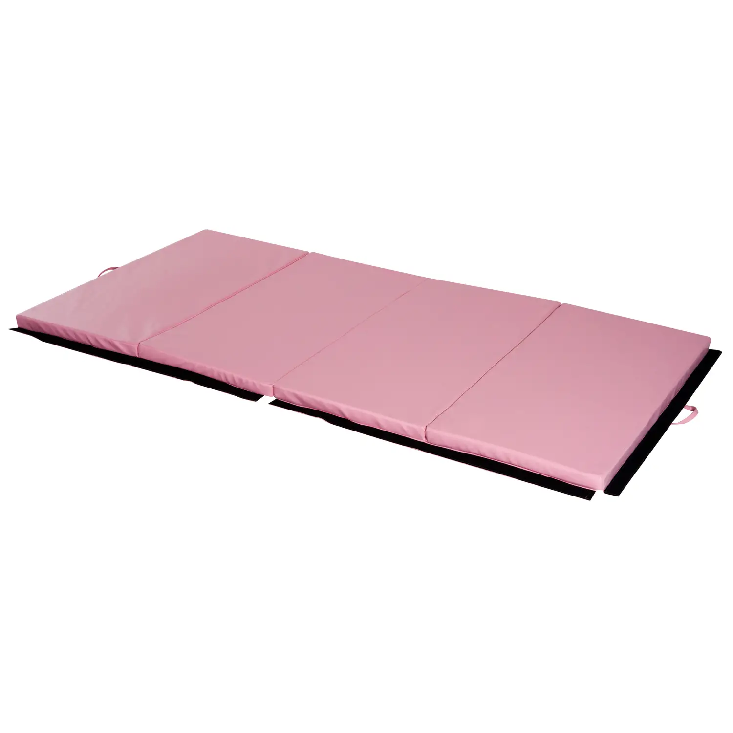 4'x8'x2" Folding Gymnastics Mat, Exercise Mat with Handles, Pink - Image 11