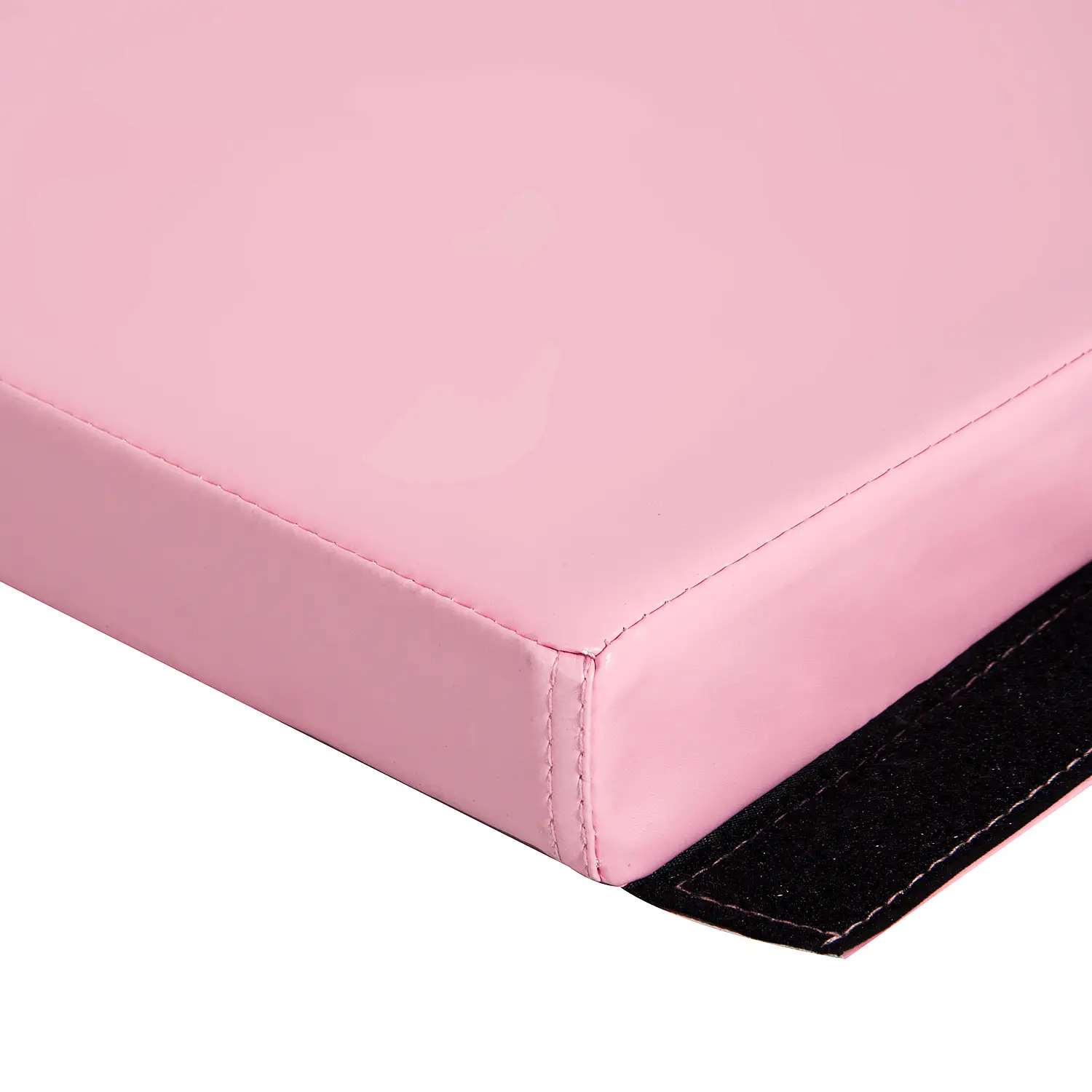 4'x8'x2" Folding Gymnastics Mat, Exercise Mat with Handles, Pink - Image 9