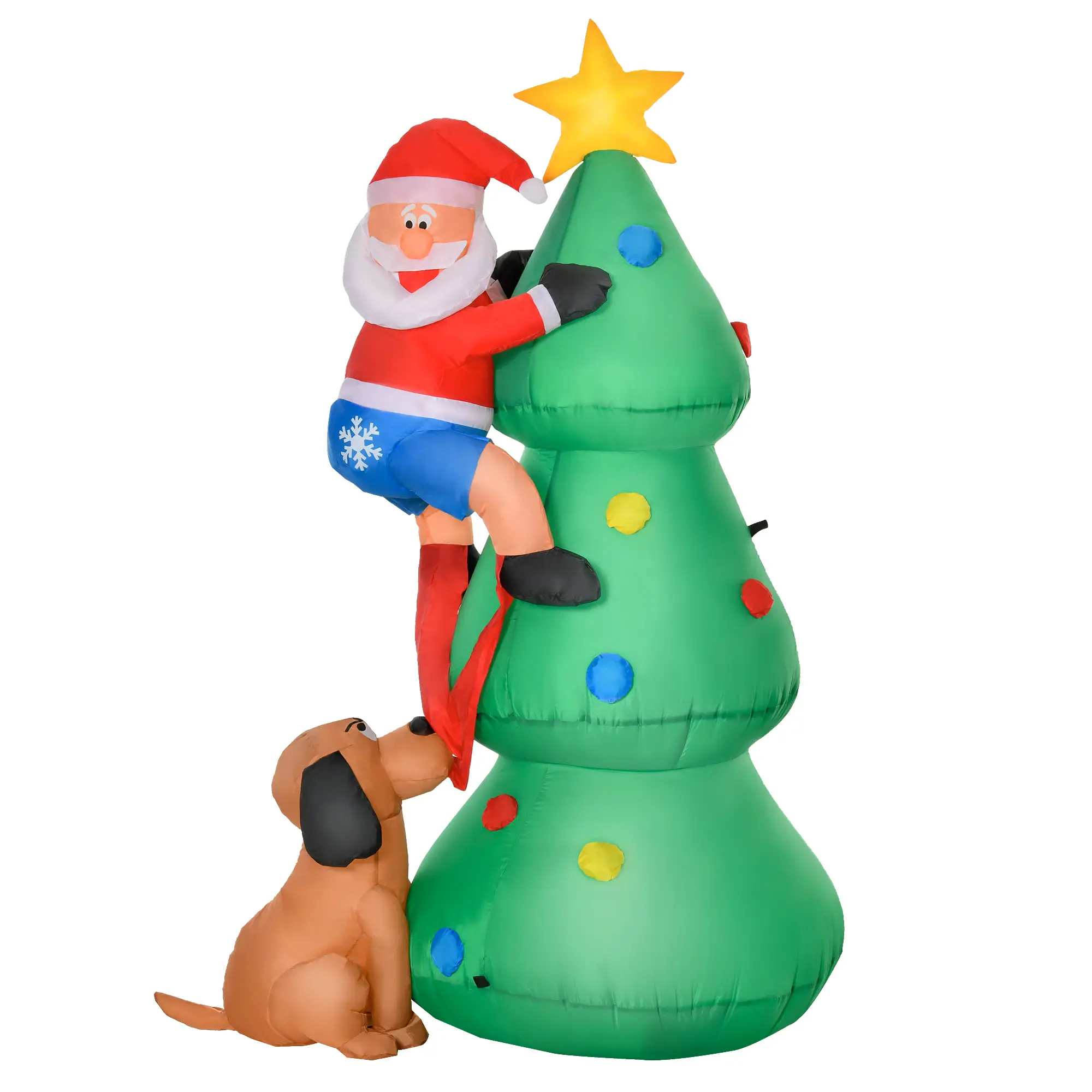 5.9ft Inflatable Christmas Tree, LED Lights, Indoor Outdoor Decor - Image 11