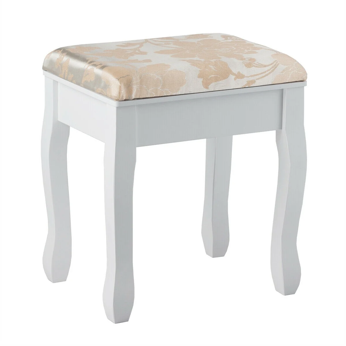 5 Drawer Removable Box Makeup Vanity Set, White - Image 10