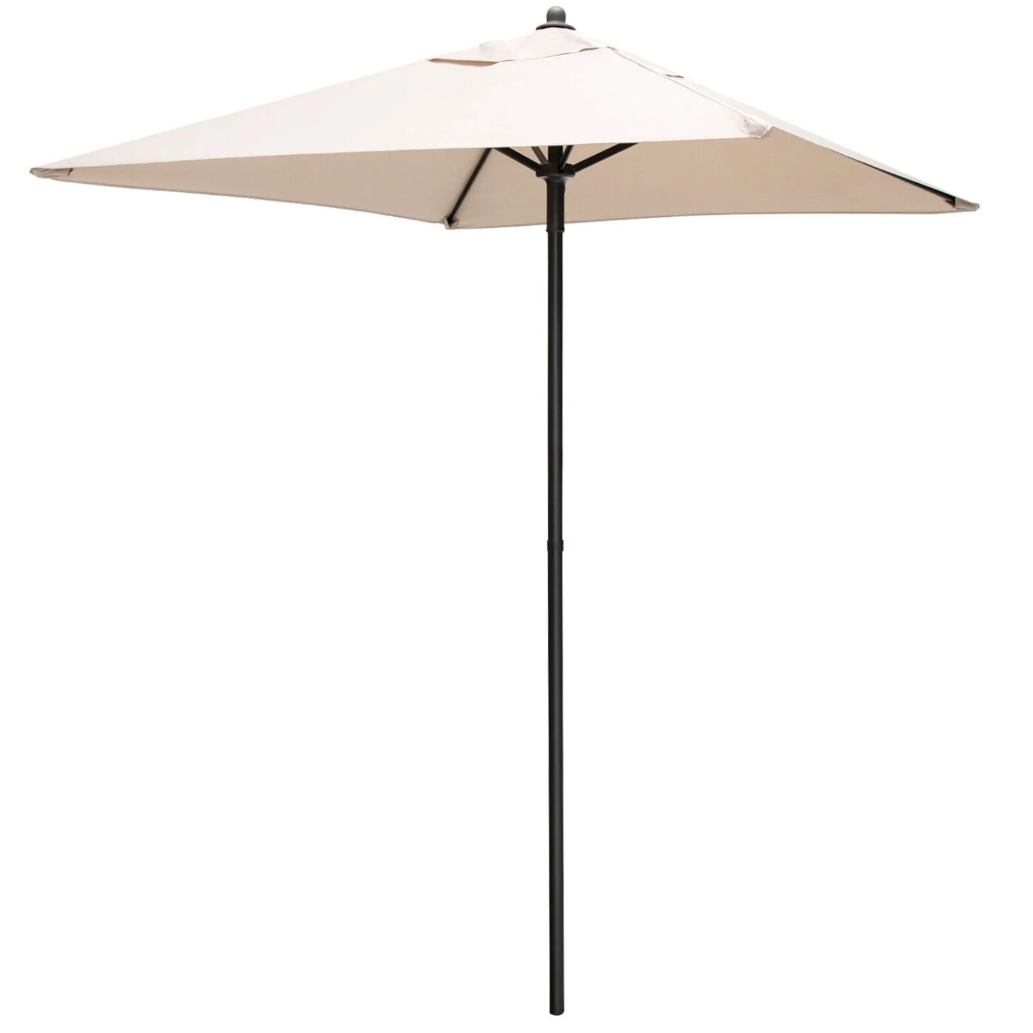 5 ft Patio Square Market Umbrella, Beige - Image 4