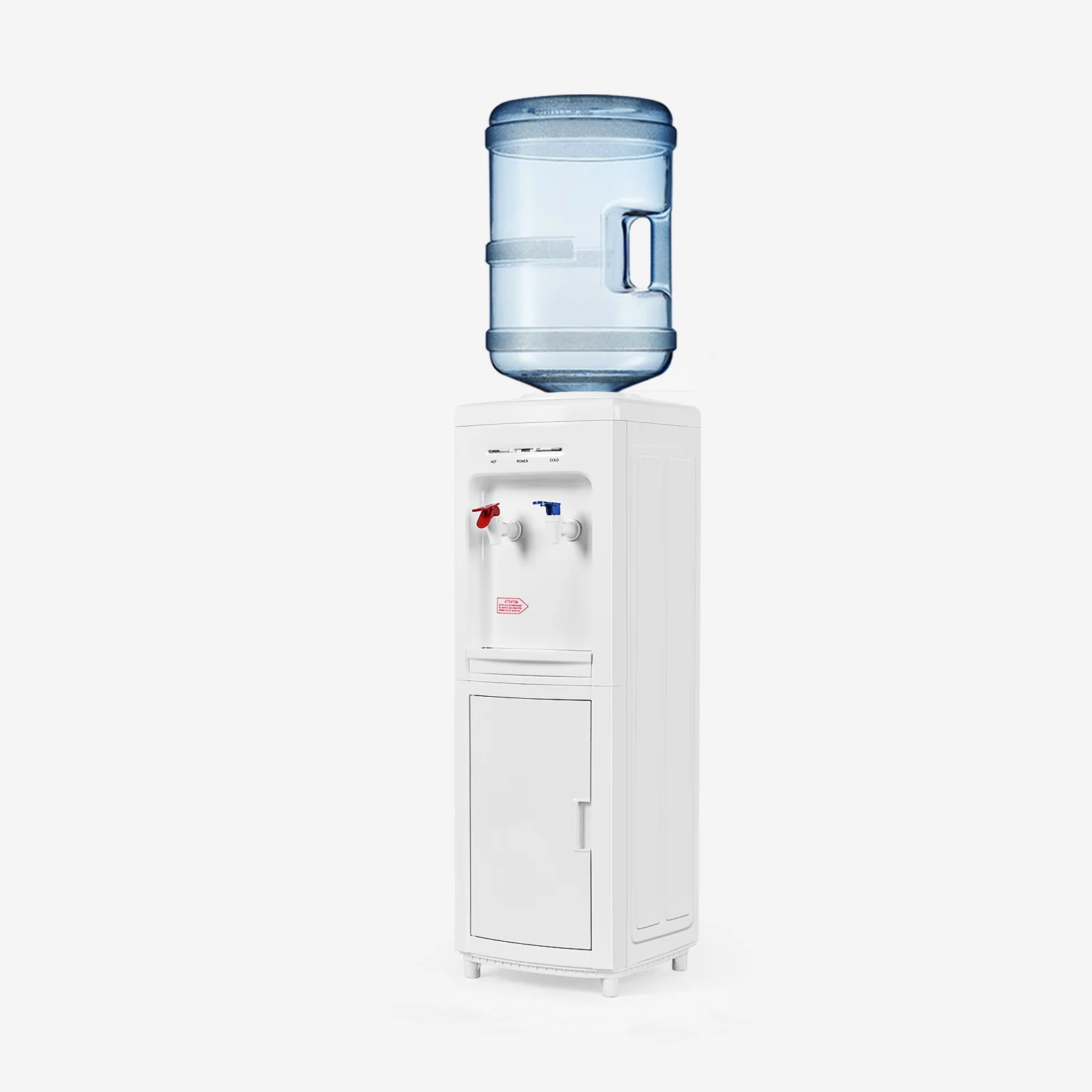 5 Gallon Hot And Cold Water Cooler Dispenser, Child Safety Lock, White - Image 10