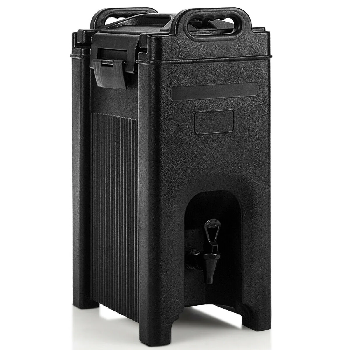 5 Gallon Insulated Beverage Server Dispenser, Black - Image 4