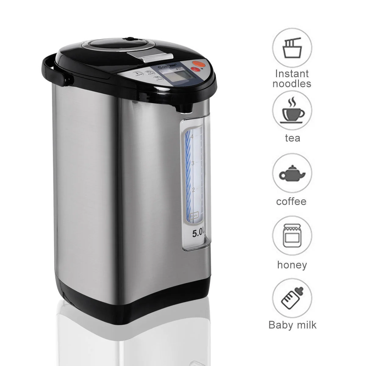 5-Liter Electric LCD Water Boiler And Warmer - Image 7