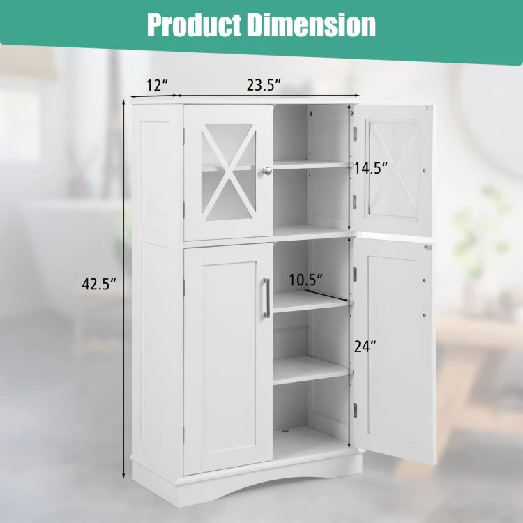5-Piece Bathroom Suite, Toilet Cabinet, Bidet, Sink, Floor Cabinet, Dryer, White - Image 10