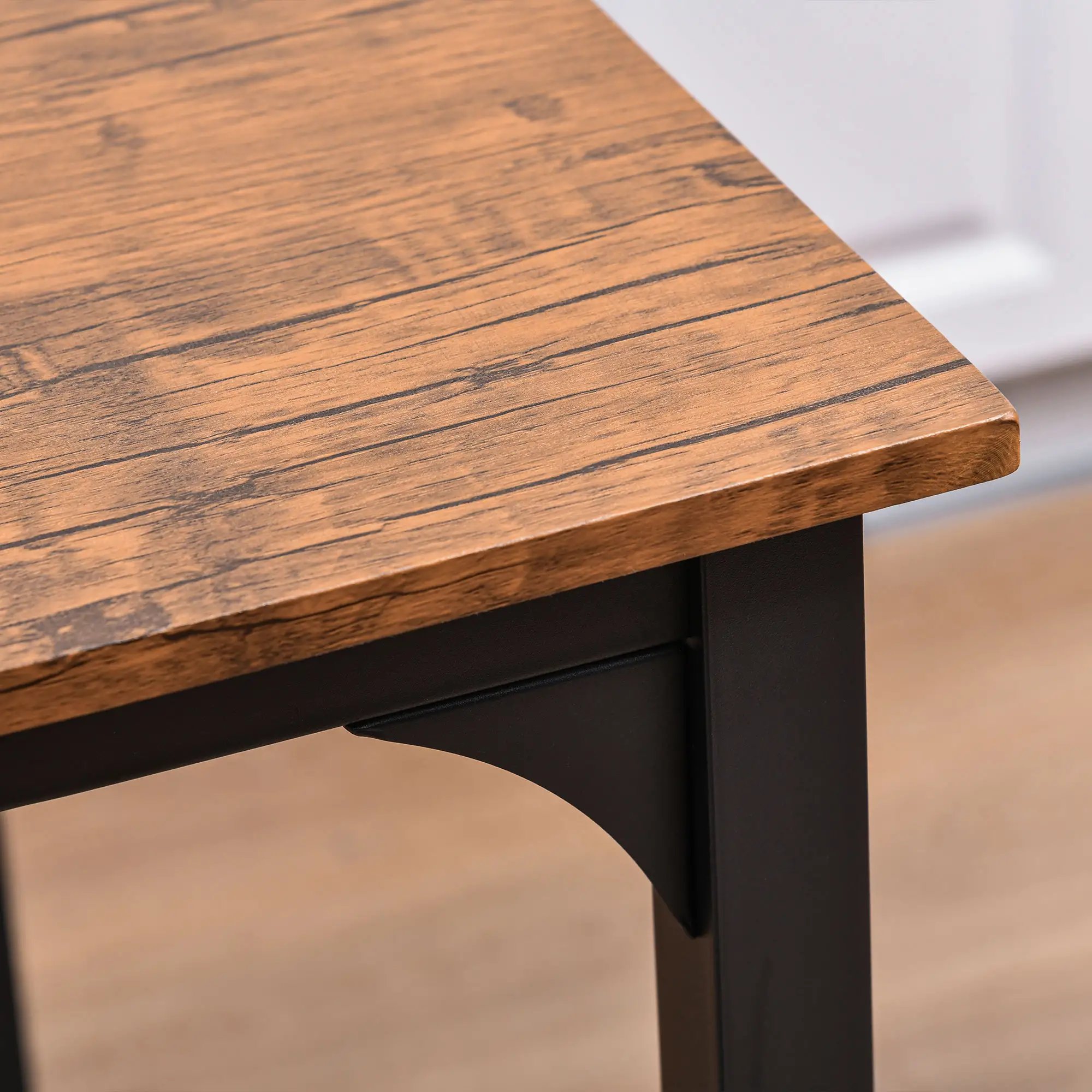 5-Piece Counter Height Bar Table Set, Square Dining Set for 4 - Image 10