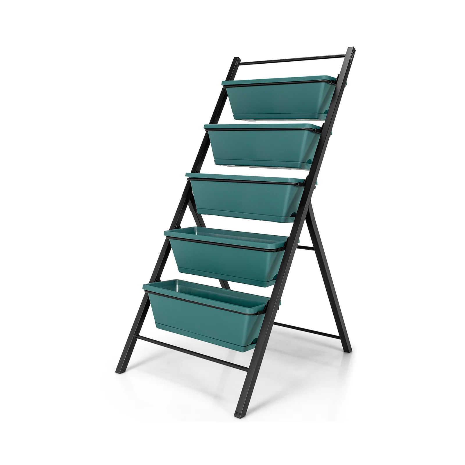 5-Tier Vertical Garden Planter Box, Raised Bed, 5 Container, Green - Image 4