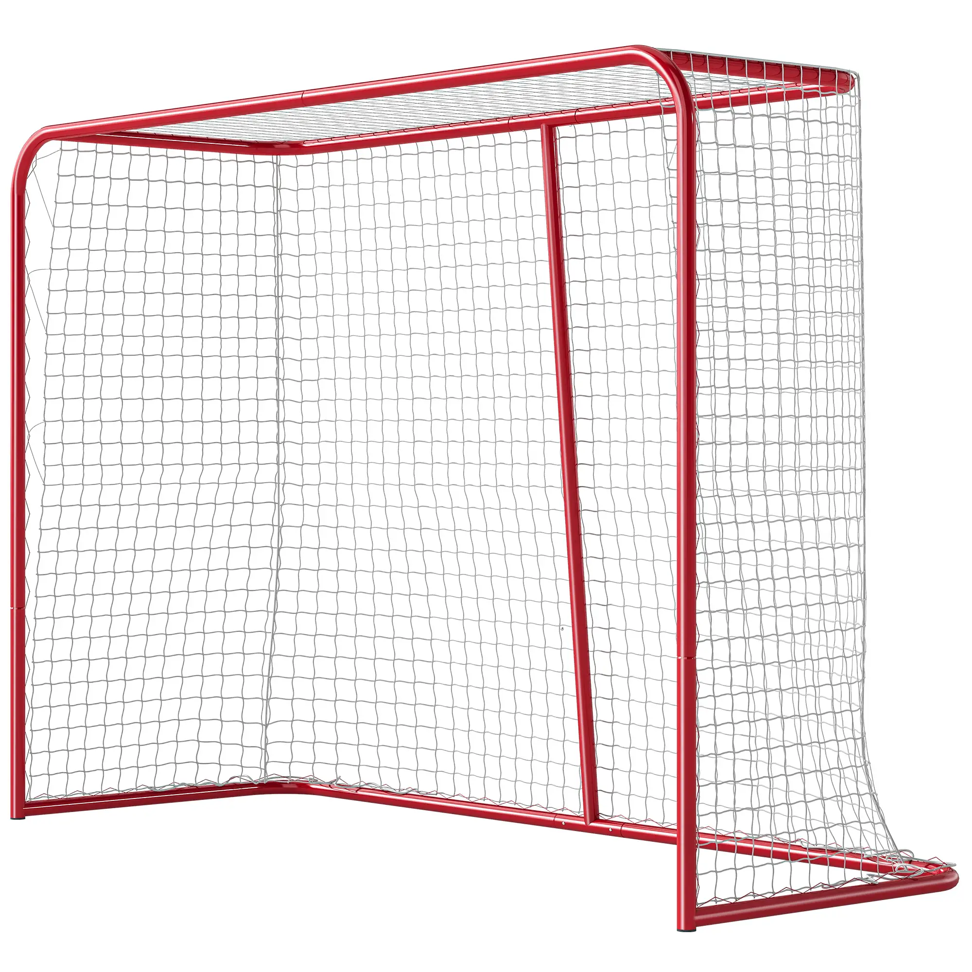 5' x 4' Mini Hockey Goal, Metal Frame, Lightweight Portable