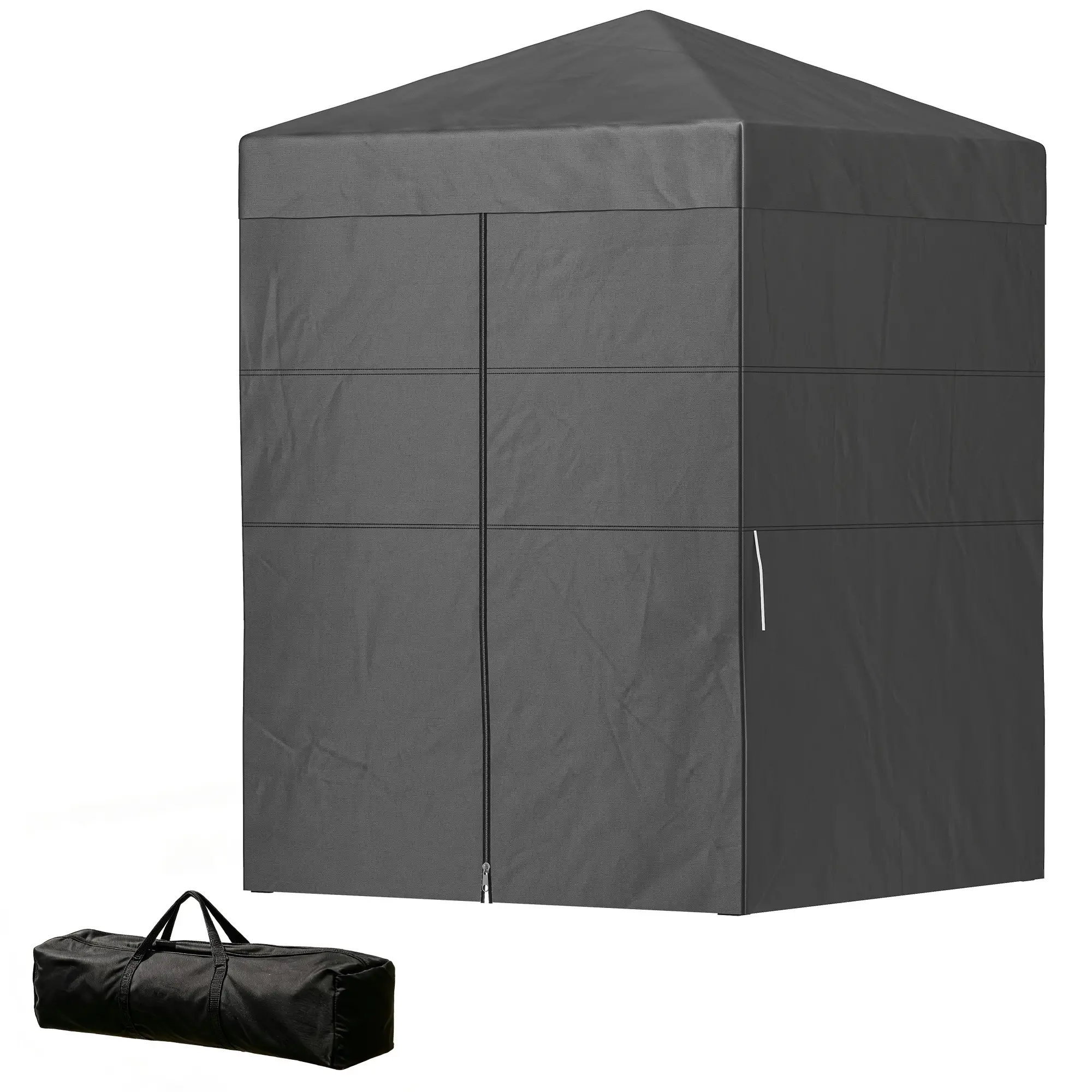 5 x 5 ft Compact Pop Up Canopy Tent, UPF 50+ Changing Room, Portable Instant Privacy Canopy, Dark Grey