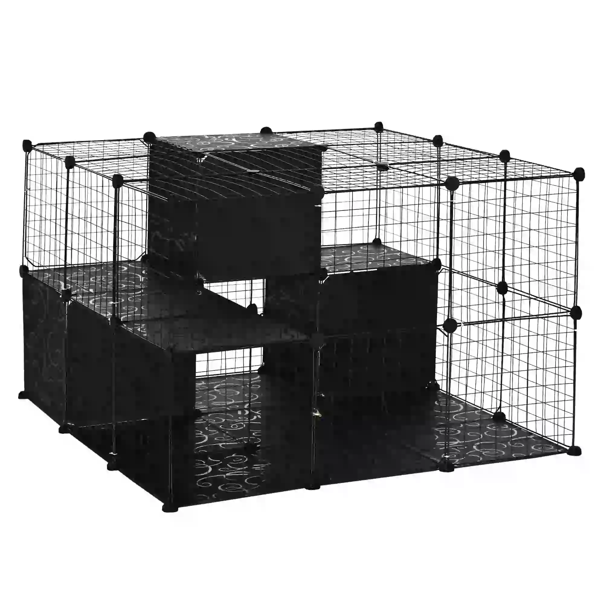 56 Panels Pet Playpen, Small Animal Cage for Rabbit - Image 11