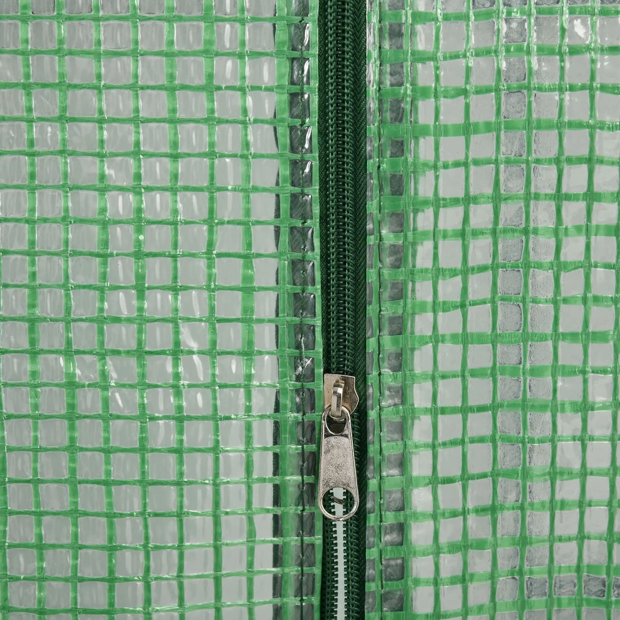 56" x 54" x 74" Walk-In Greenhouse, Portable Garden, 8 Shelves, PE Cover, Green - Image 10