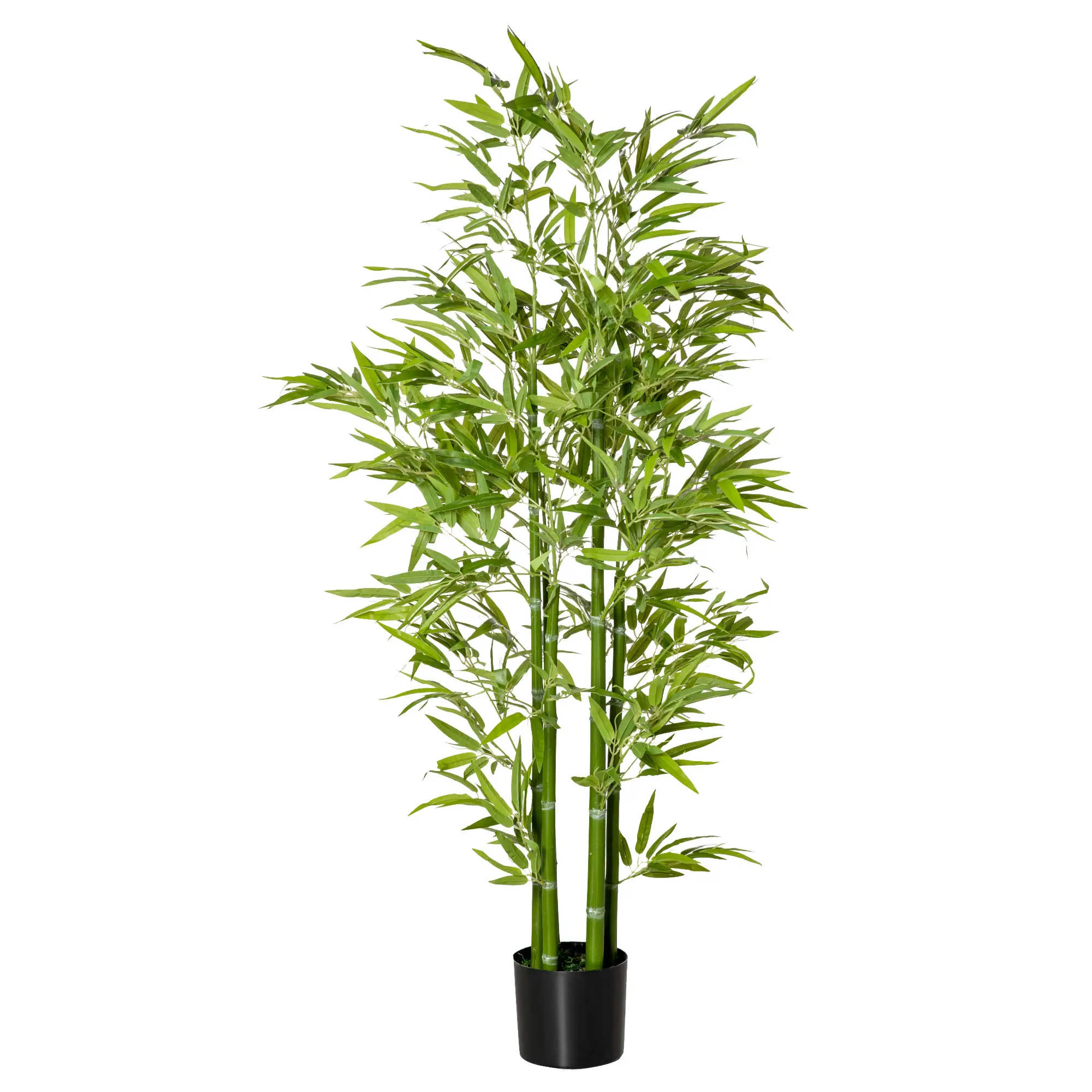 5FT Artificial Bamboo Tree, Faux Plant in Nursery Pot, Indoor Decor - Image 11