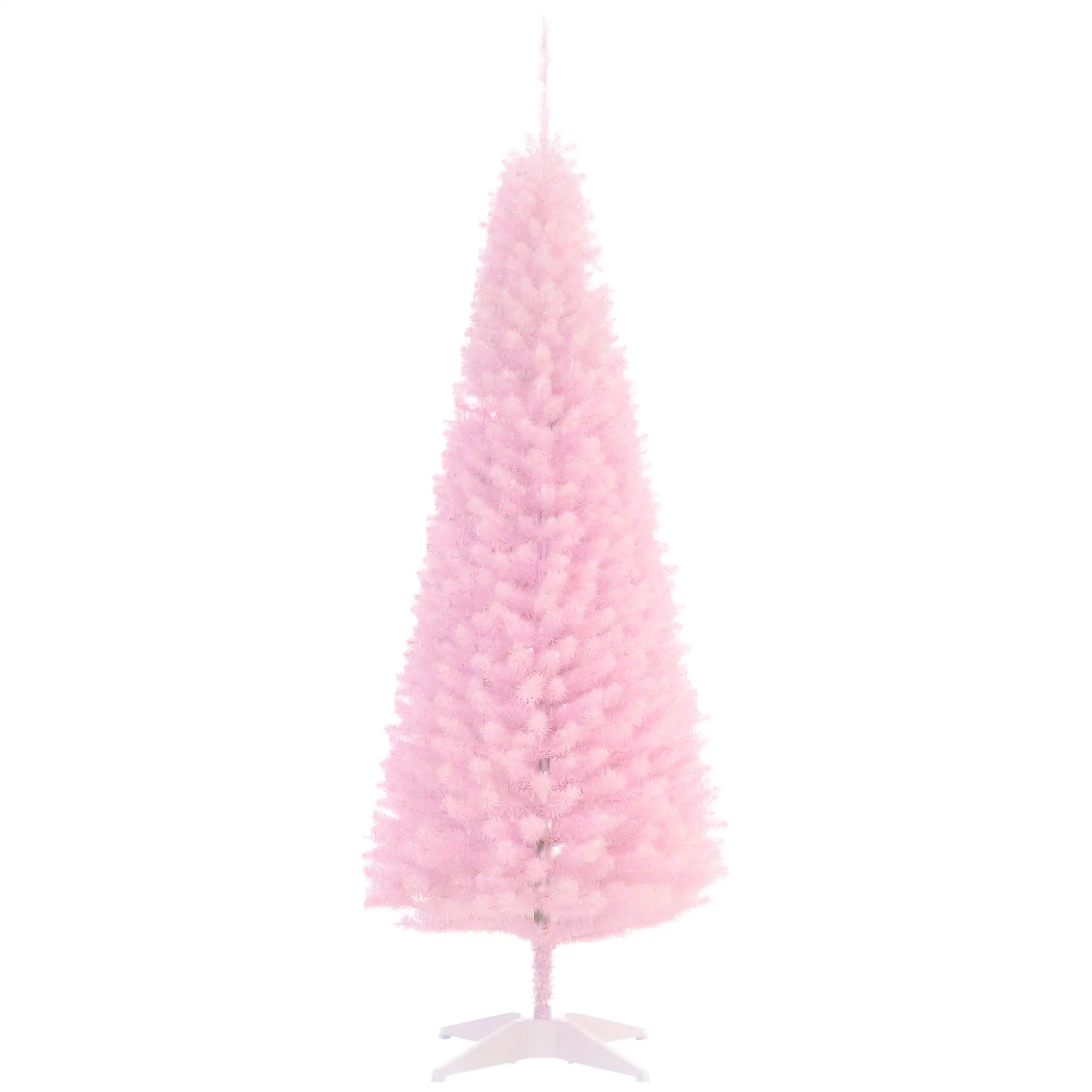 5FT Artificial Christmas Tree, Realistic Branches, Stable Stand, Pink - Image 11