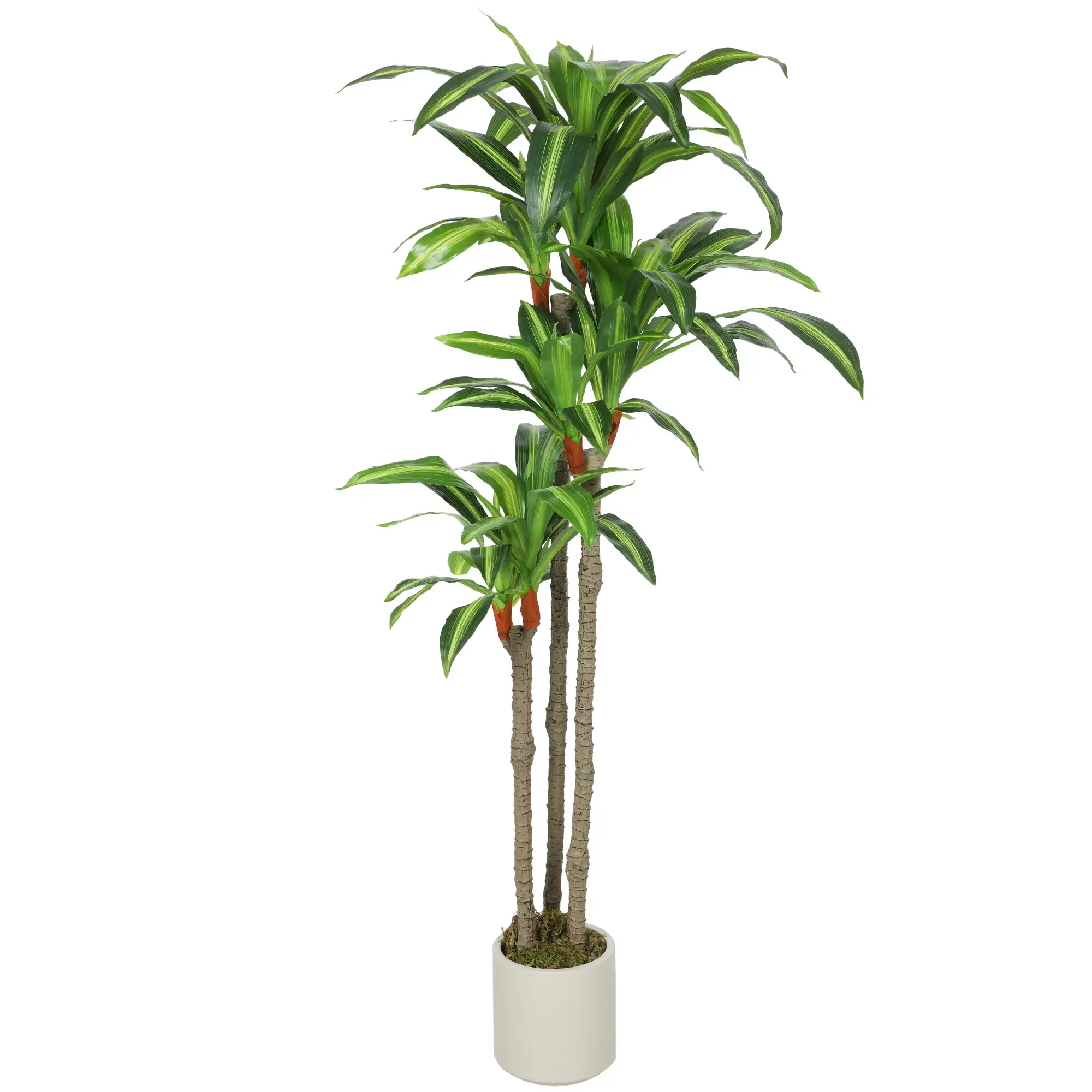 5FT Artificial Dracaena Plant, Bendable Trunks, Green - Image 11
