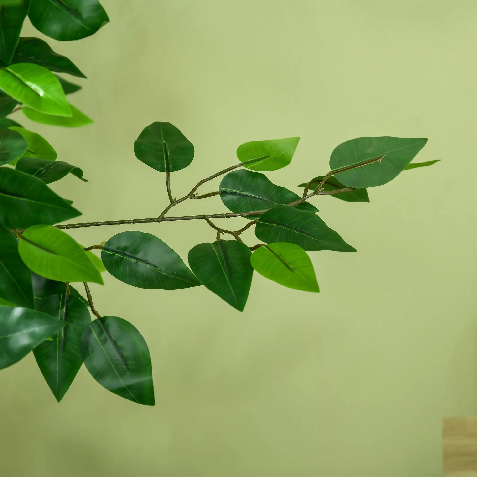 5ft Artificial Ficus Tree, Indoor Fake Plant With Pot - Image 10