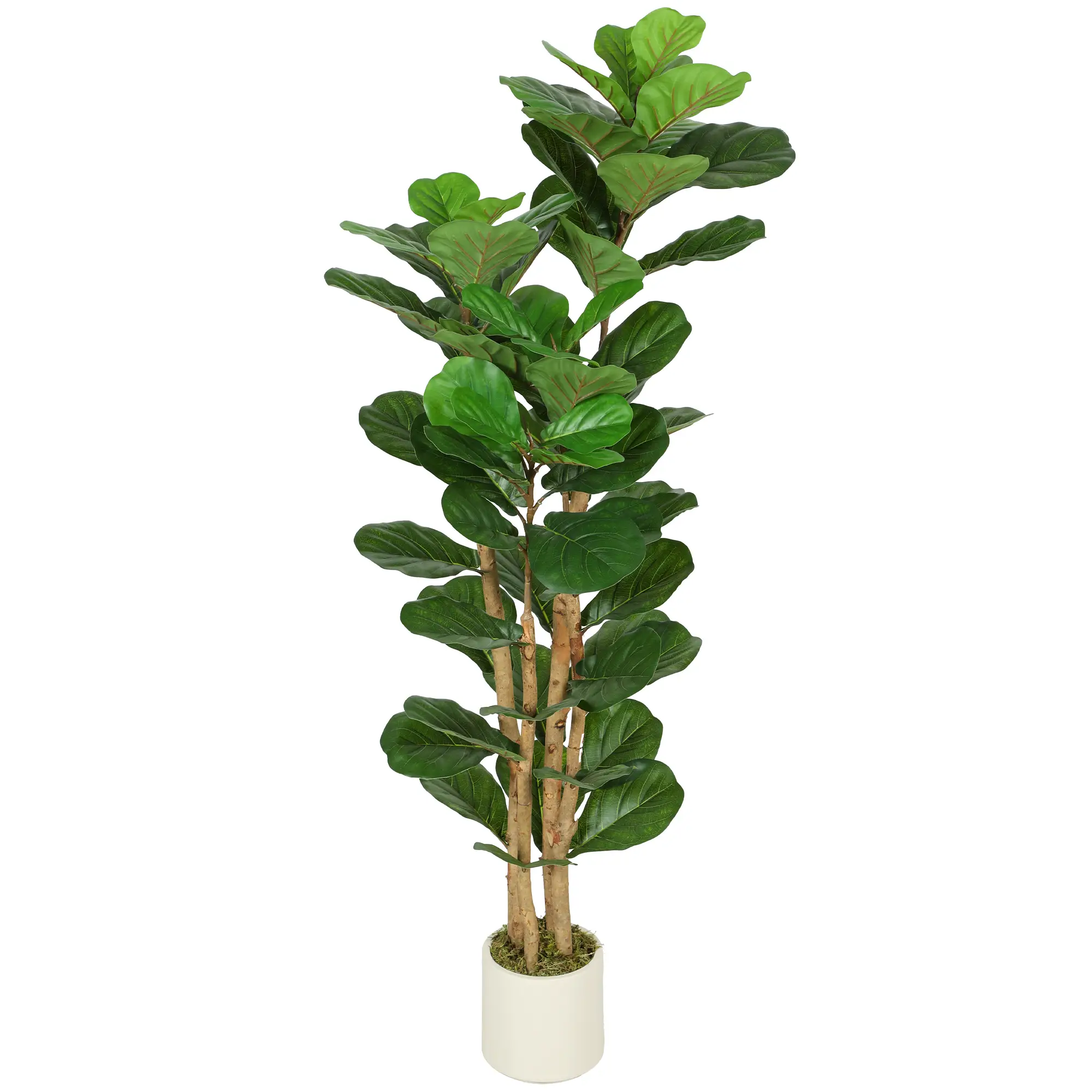 5FT Artificial Fiddle Leaf Fig Tree, Fake Potted Tree, Indoor Decor, Green
