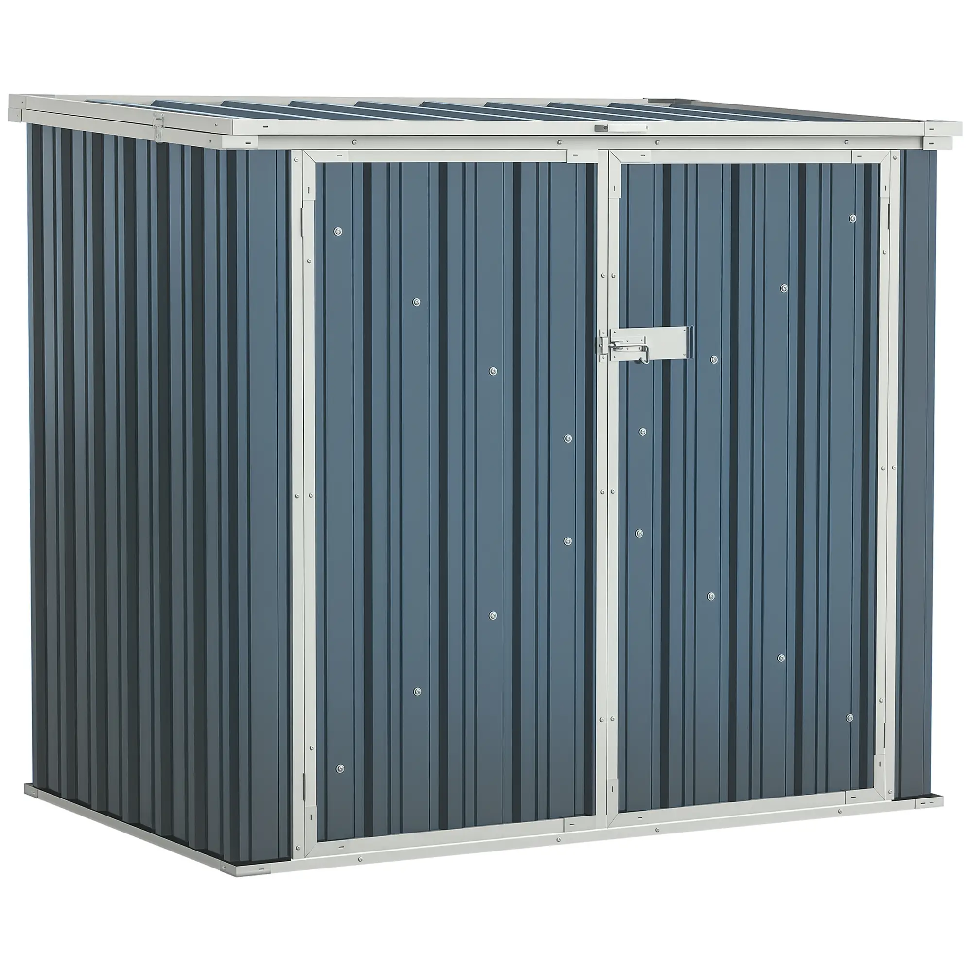 5ft x 3ft Outdoor Storage Shed, Lockable Double Doors - Image 11