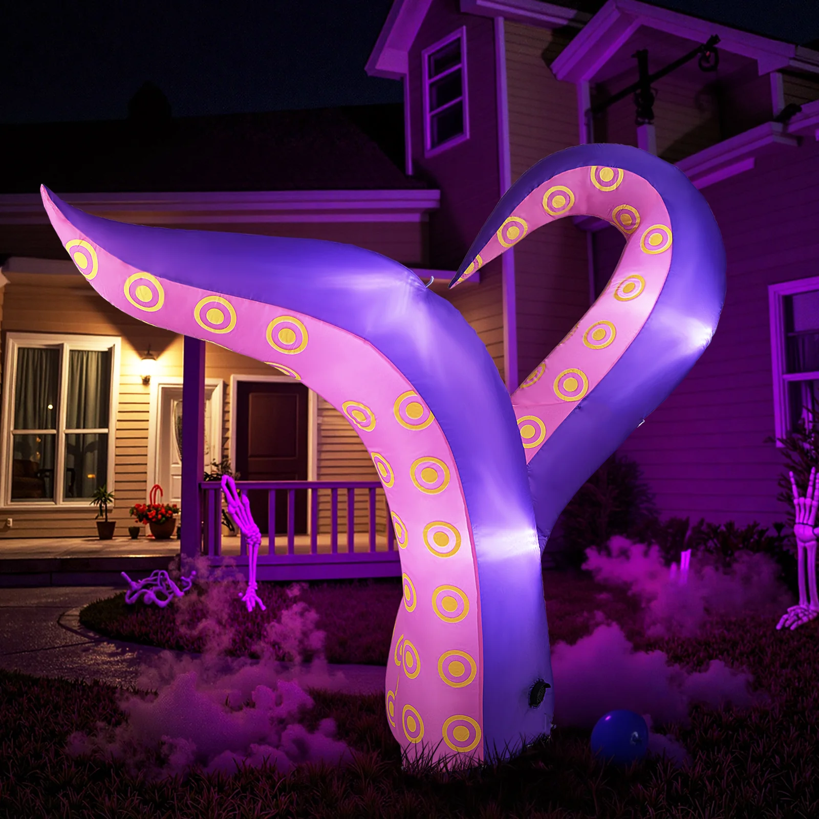 6.5 Ft Inflatable Tentacles With LED Lights, Suction Cups - Image 3