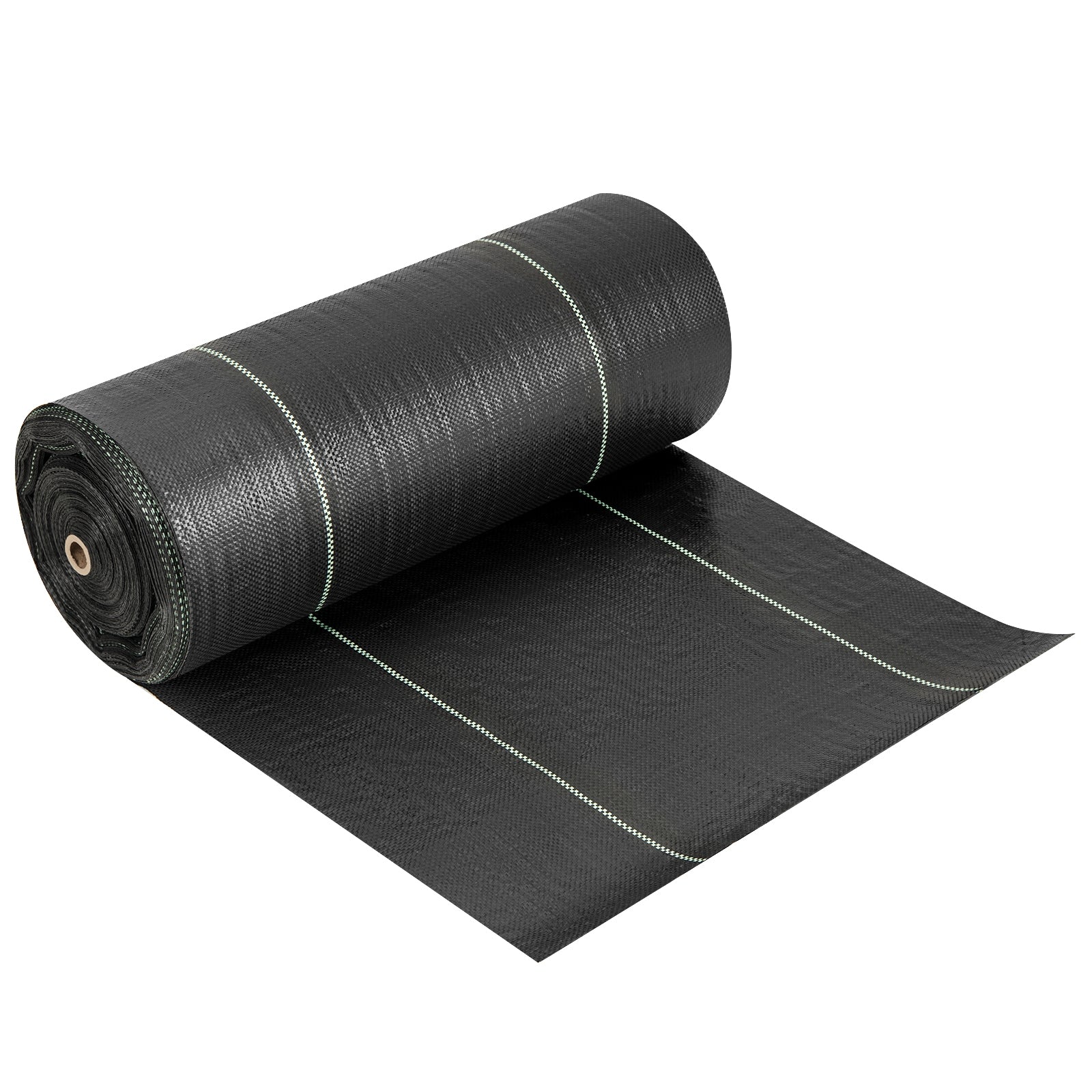 6.5 x 330/4 x 250/6 x 300 Ft Weed Barrier Landscape Fabric, 4 Ft, Black