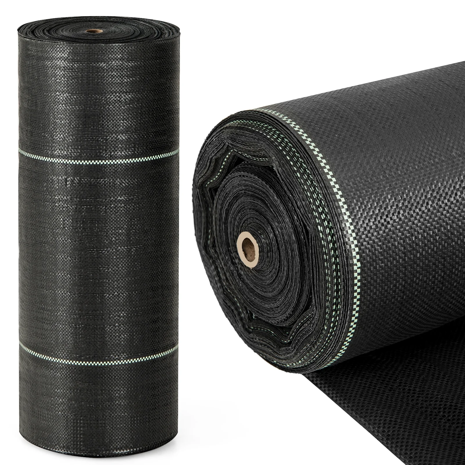 6.5 x 330/4 x 250/6 x 300 Ft Weed Barrier Landscape Fabric, 4 Ft, Black - Image 5