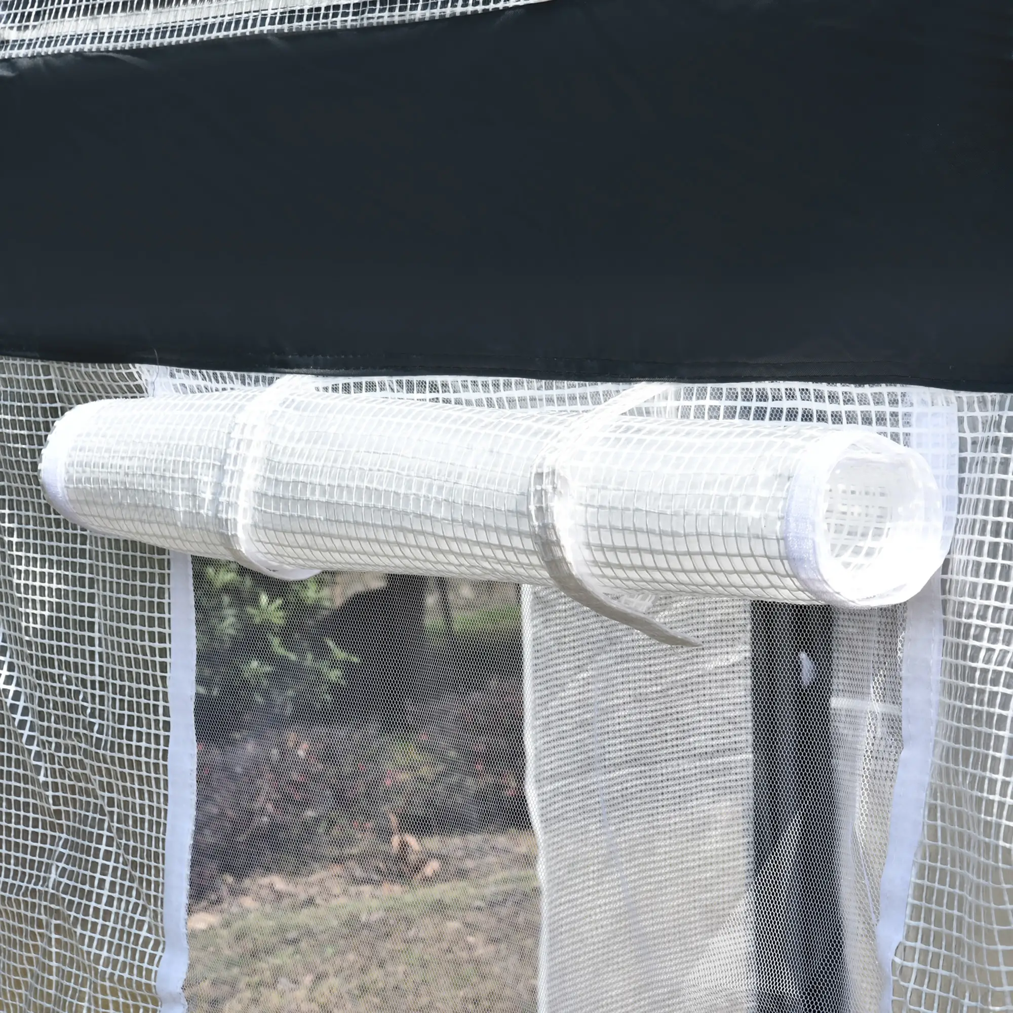 6.6' x 10' x 7' Heavy Duty Walk-In Greenhouse, Plant Growing Tent, White - Image 9