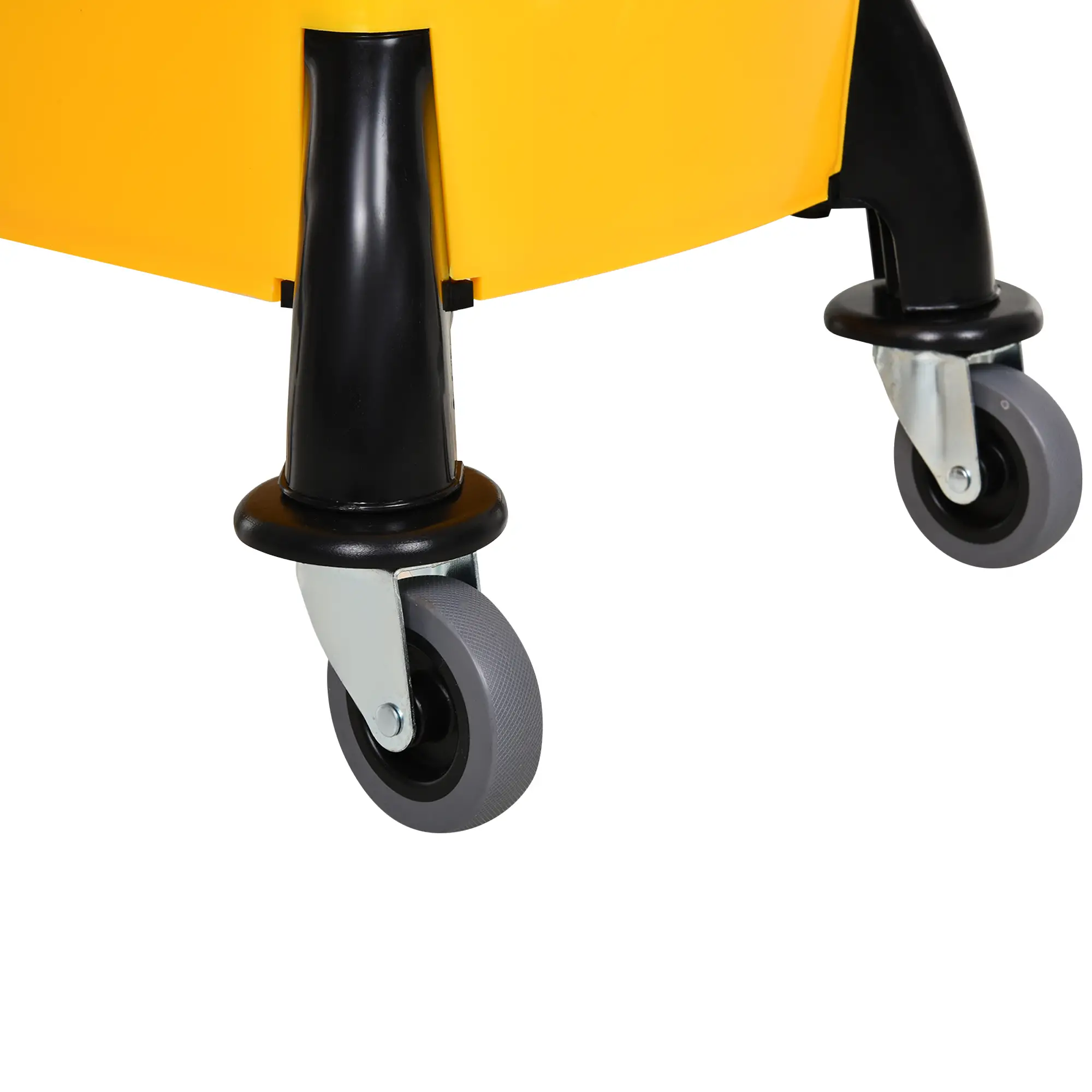 6.9 Gal/26L Mop Bucket With Wringer, Wheels, Handle, Yellow - Image 10