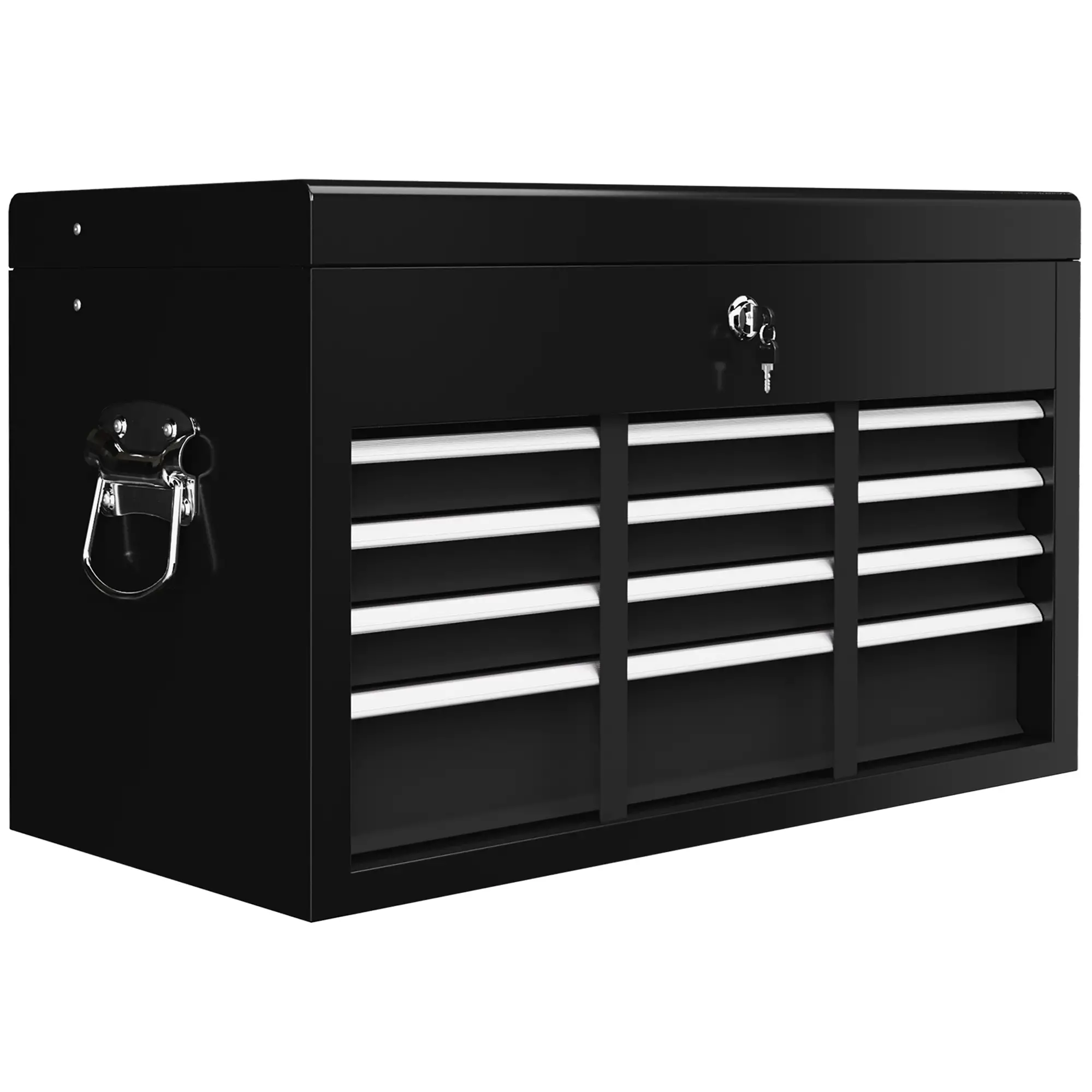 6 Drawer 24" Portable Tool Box, Ball Bearing Slides, Metal Tool Chest - Image 11