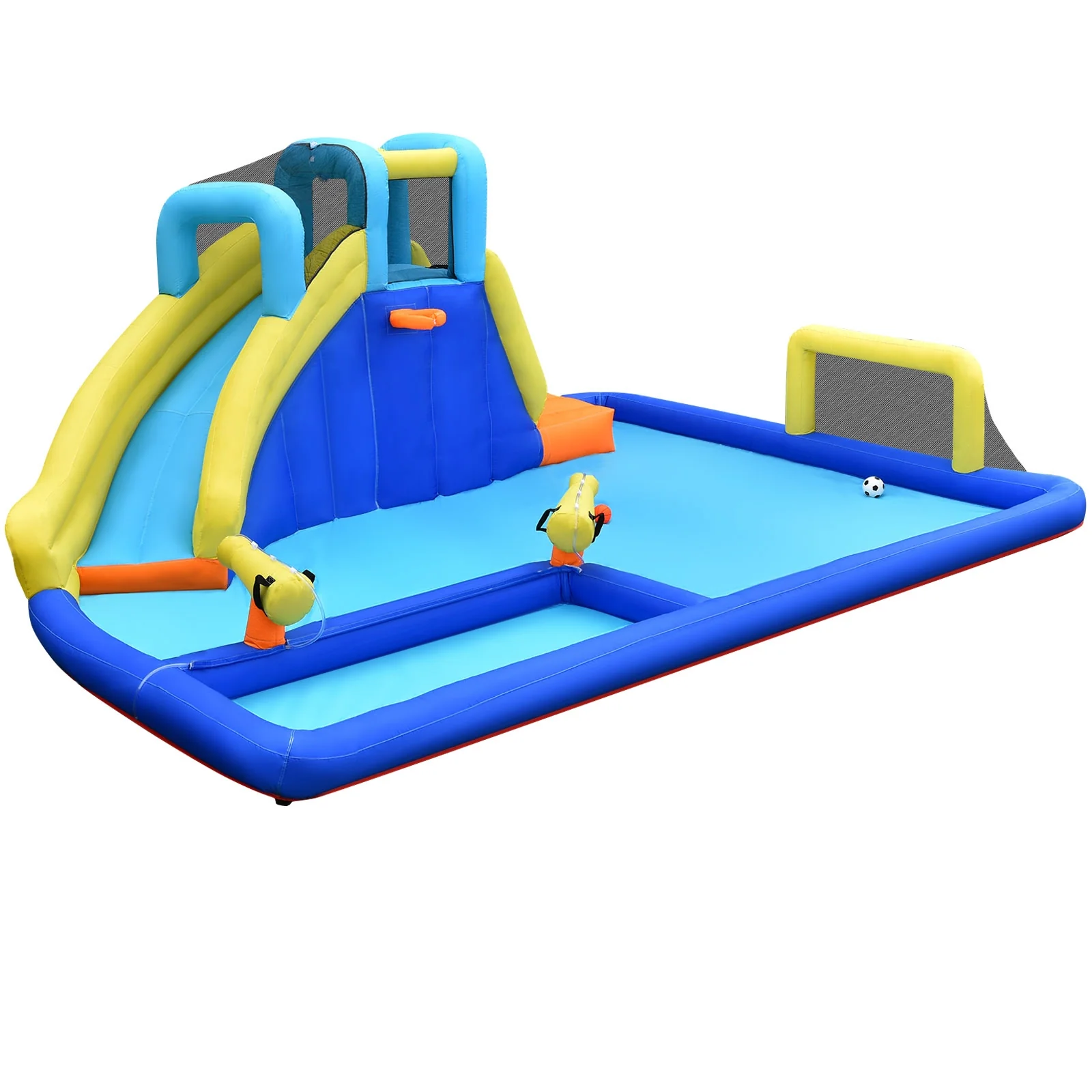 6-In-1 Inflatable Water Slide Jumping House Without Blower - Image 4