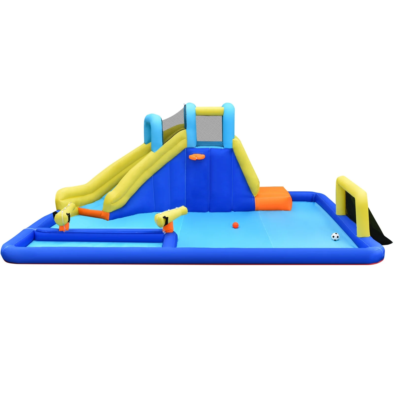 6-In-1 Inflatable Water Slide Jumping House Without Blower - Image 5