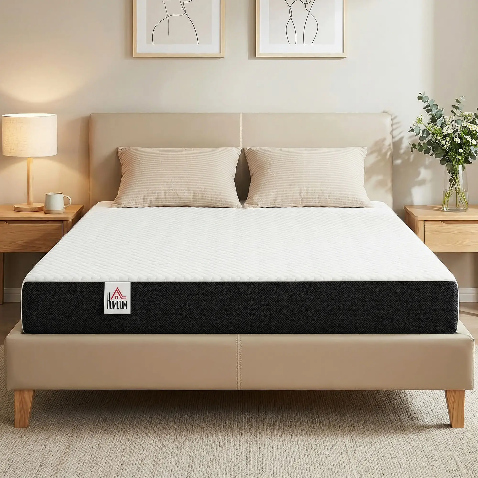 6 Inch Memory Foam Mattress, Medium Firm, CertiPUR-US - Image 2