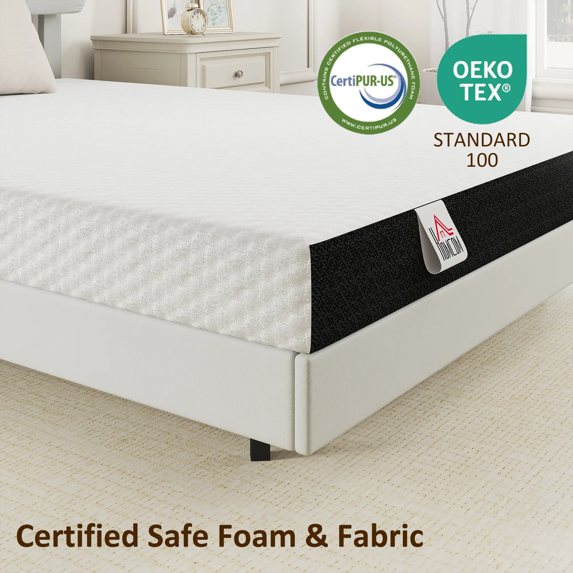 6 Inch Memory Foam Mattress, Medium Firm, CertiPUR-US - Image 7