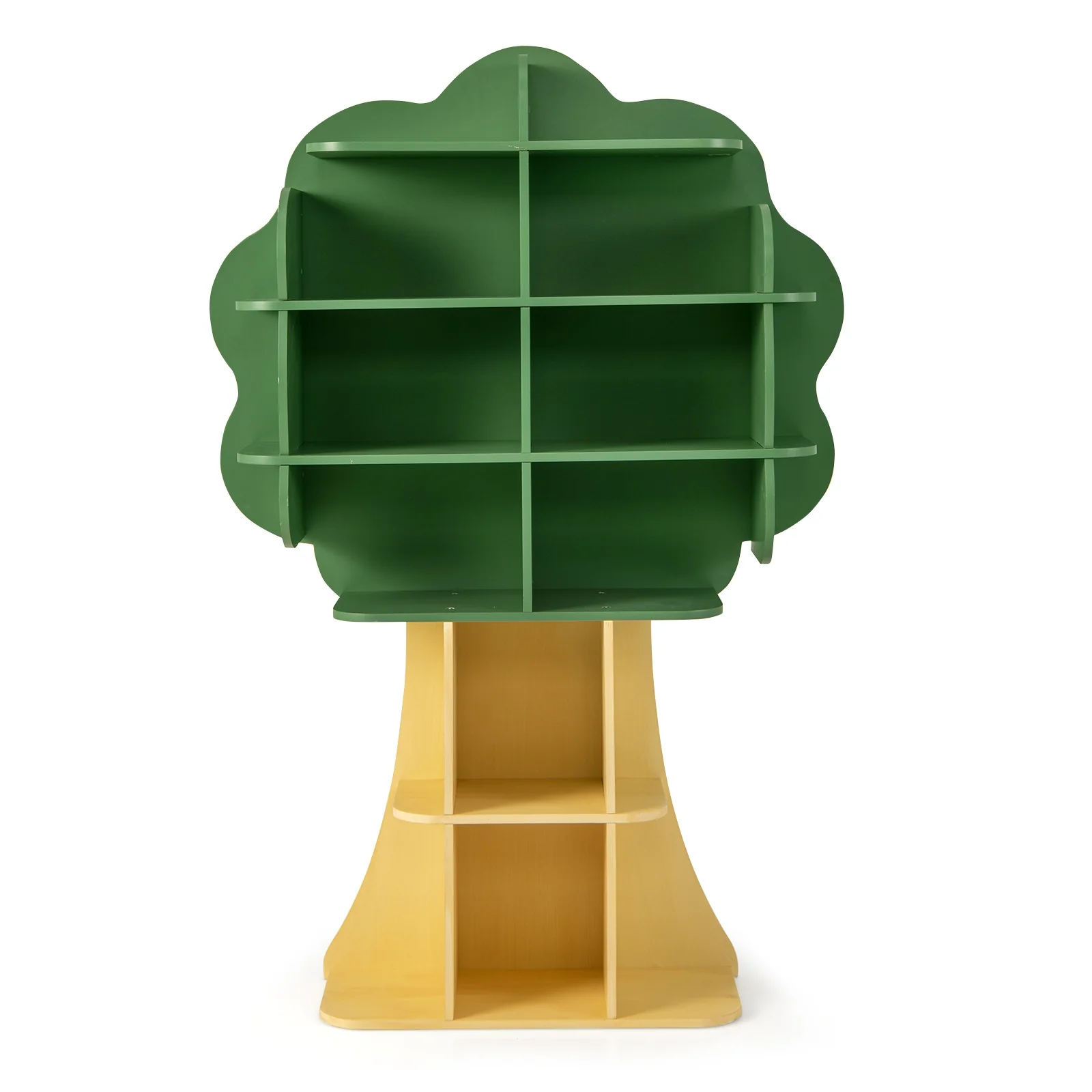 6-Tier Kids Bookcase, Toy Storage Organizer, Green - Image 5