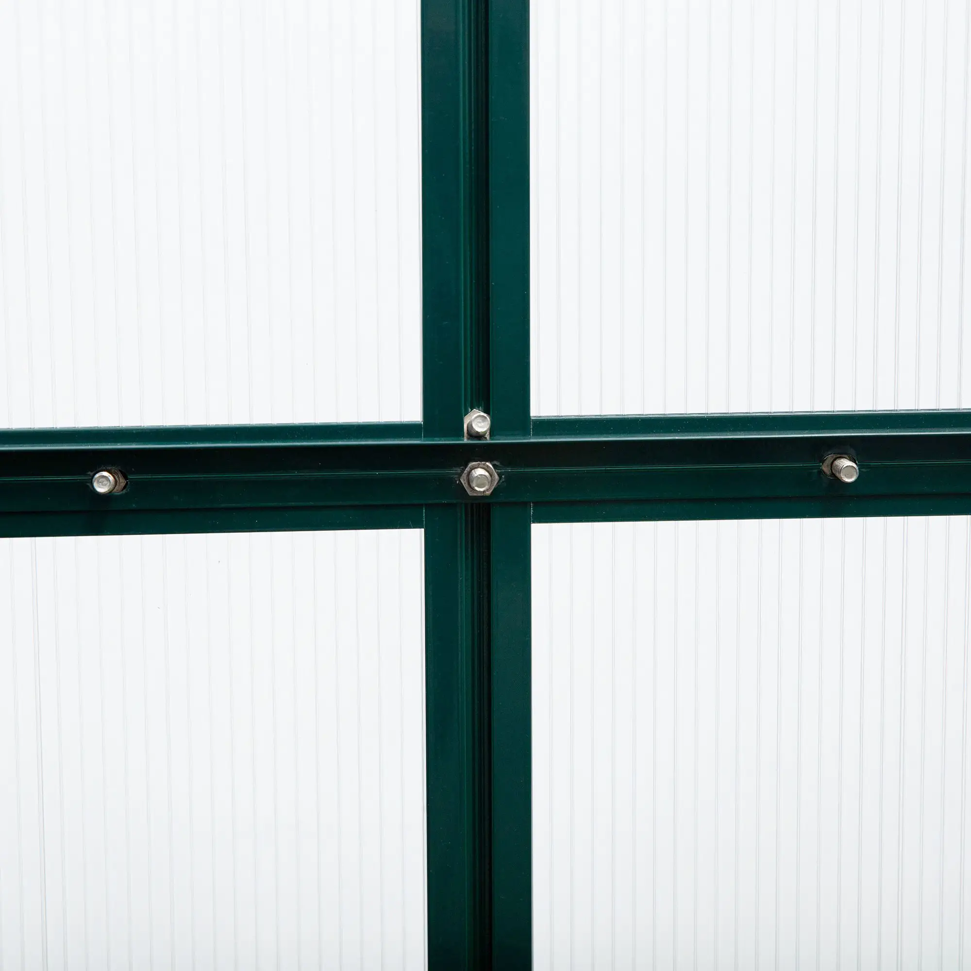6' x 10' x 6.6' Polycarbonate Greenhouse, Walk-In Garden Kit, Green - Image 10