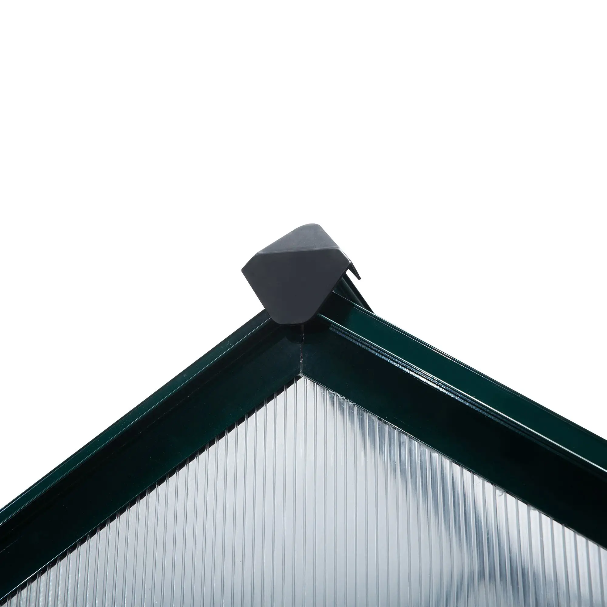 6' x 10' x 6.6' Polycarbonate Greenhouse, Walk-In Garden Kit, Green - Image 9